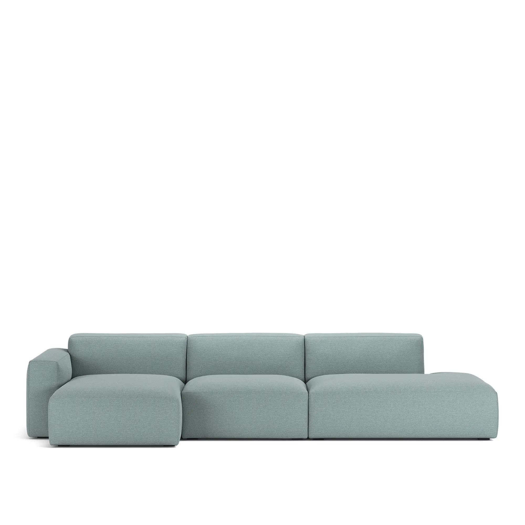 Brick 3-seters sofa sjeselong åpen ende høyre