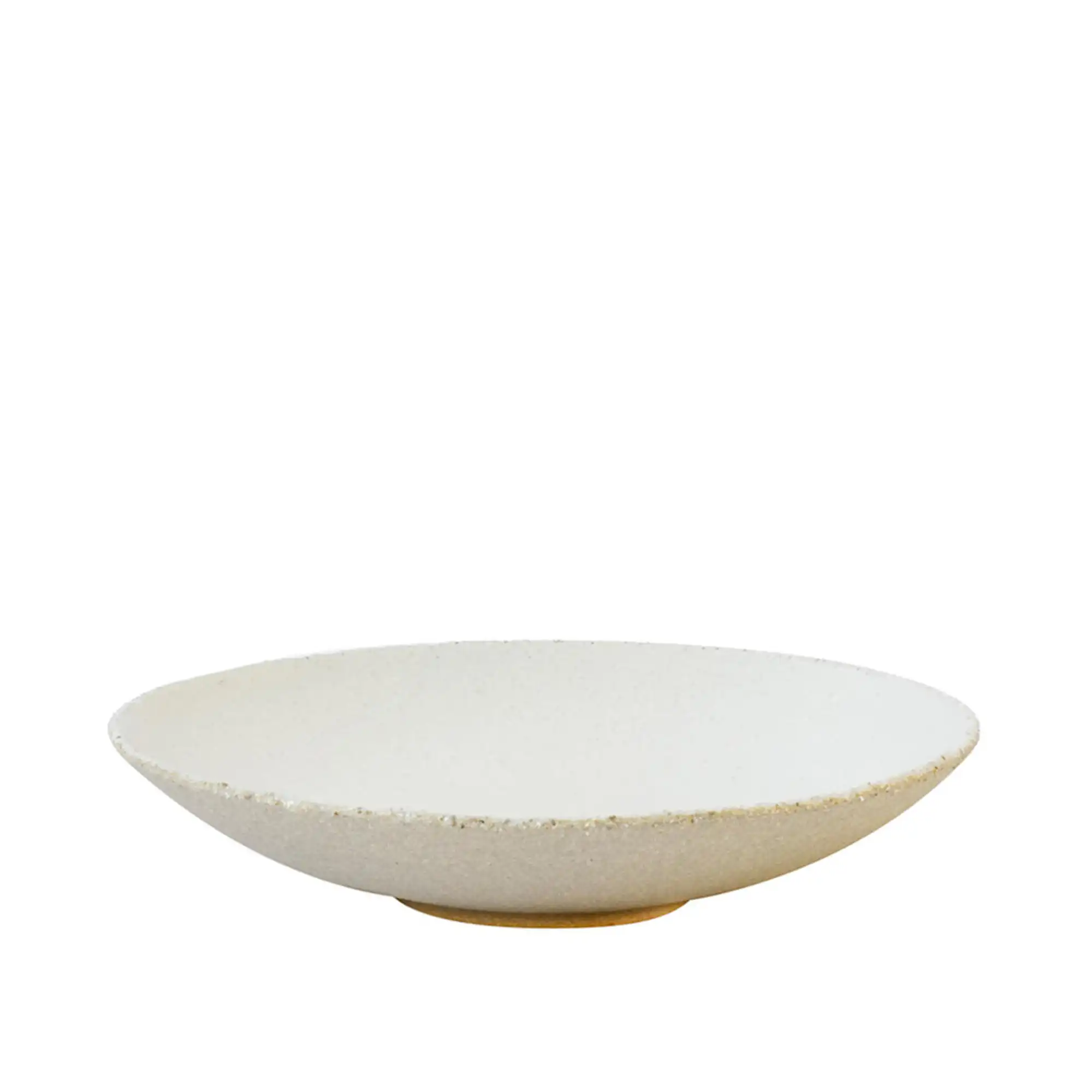 Wabi Round Soup Plate Blanc