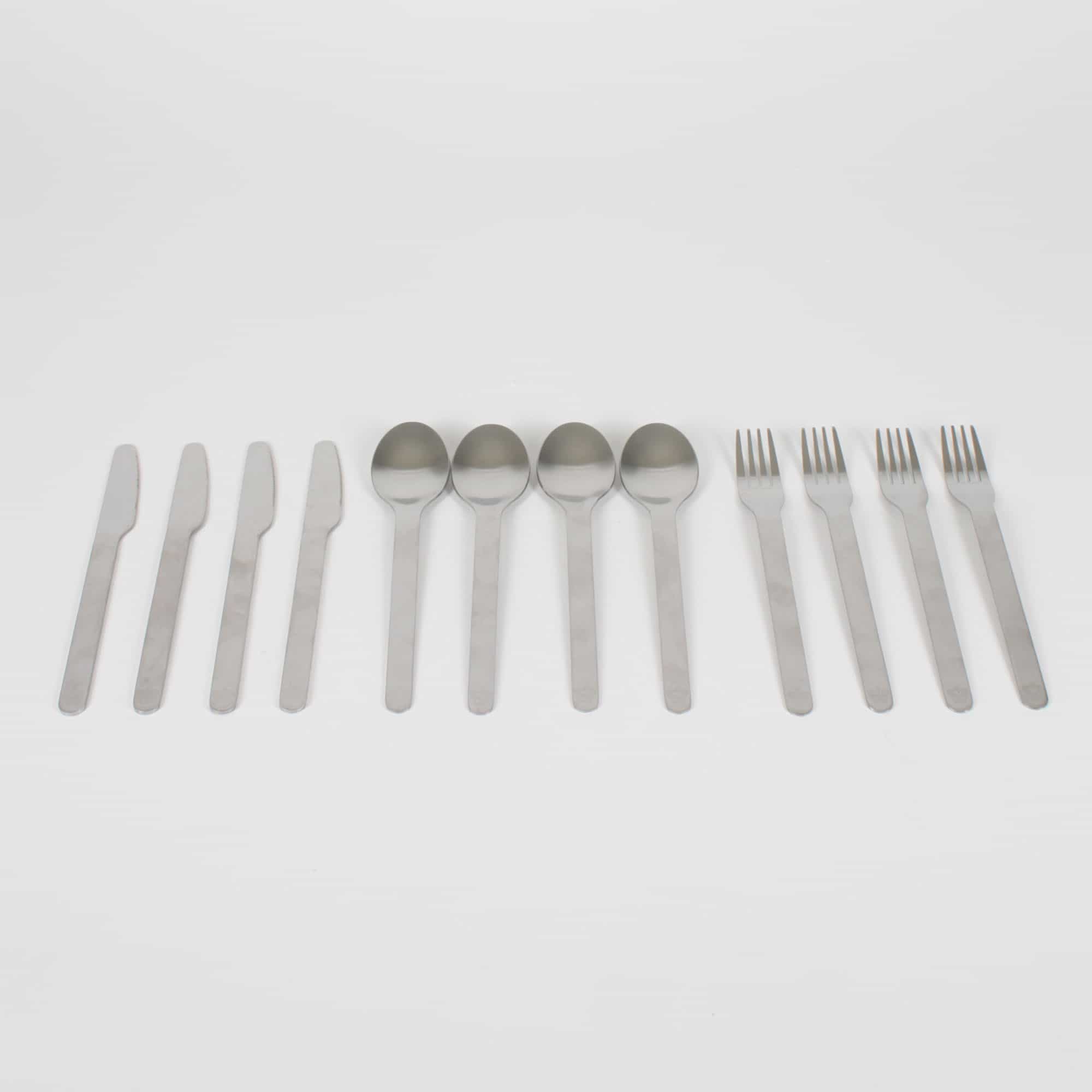 Steel Cutlery Pick Up Stainless Steel Set of 12