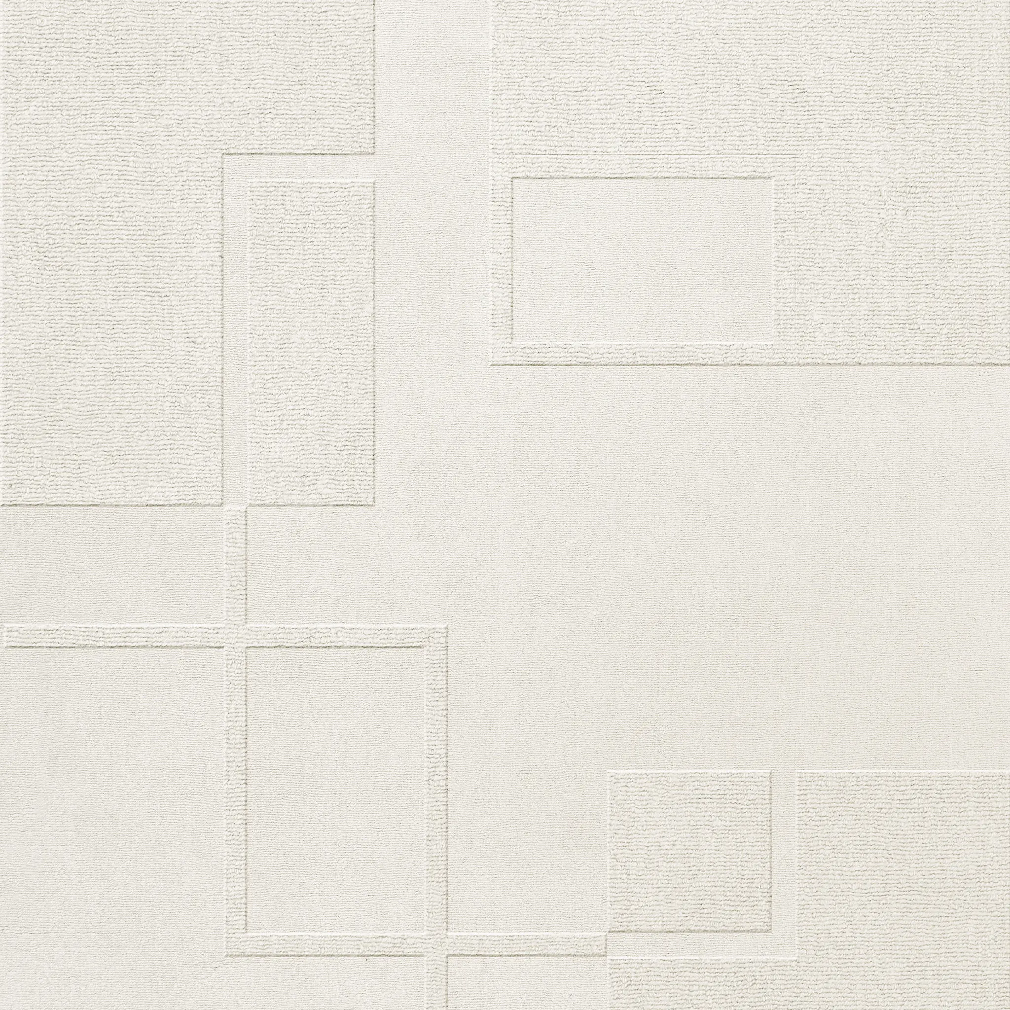 Swedish Grace Pattern Bone White ullteppe