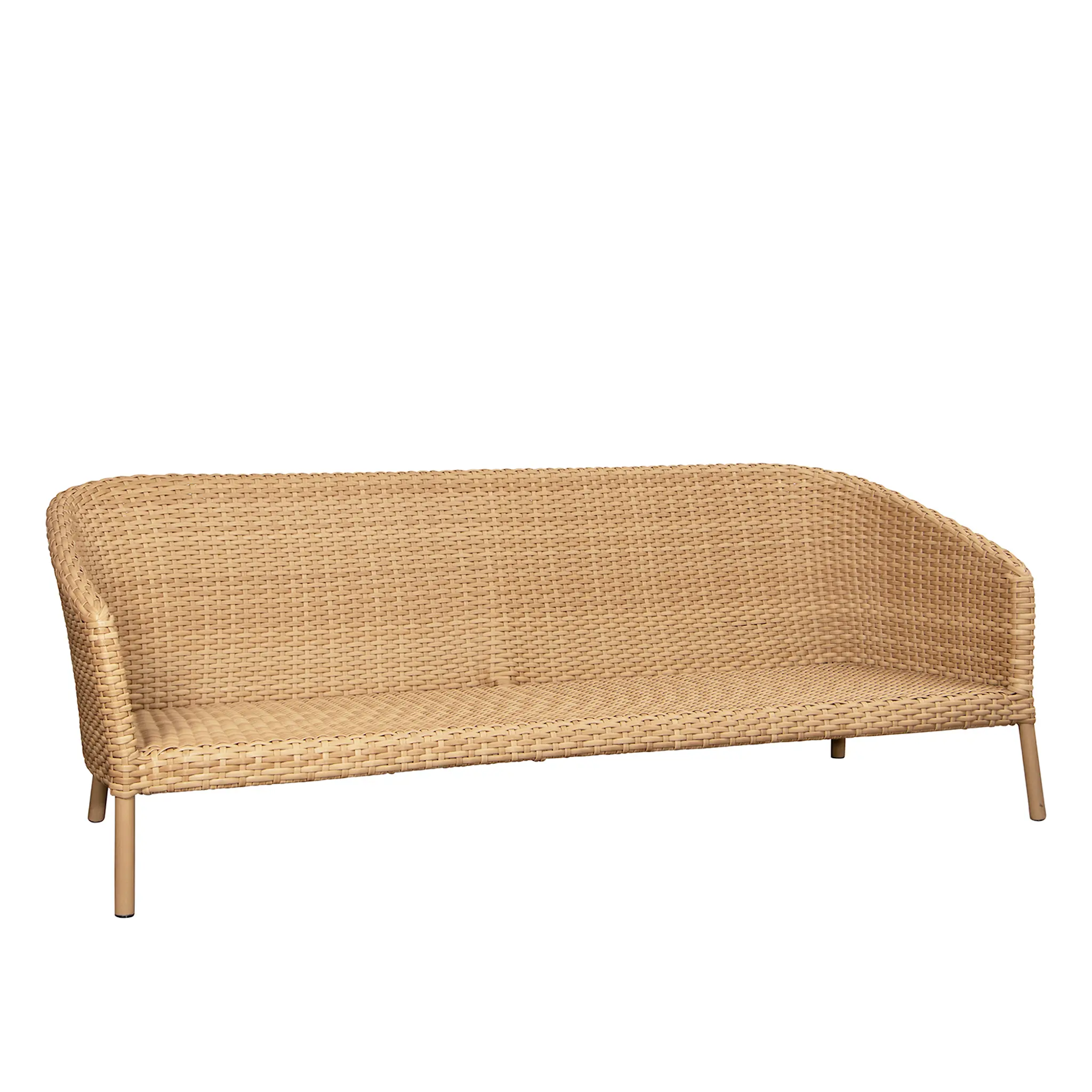 Ocean Large 3-seters sofa - Naturlig flatvevd stokklinje