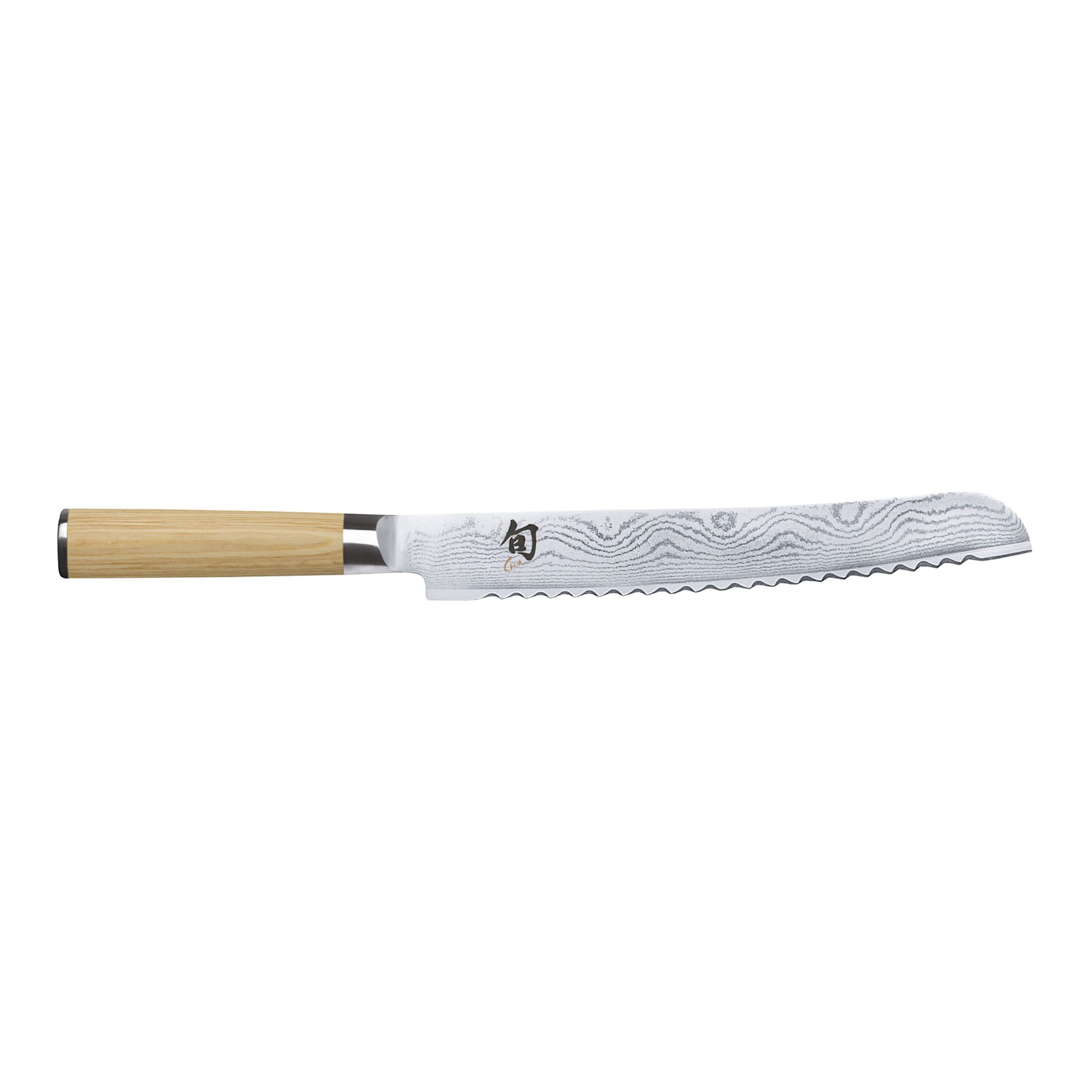 SHUN CLASSIC Brødkniv, 23 cm Lyst skaft - KAI - NO GA