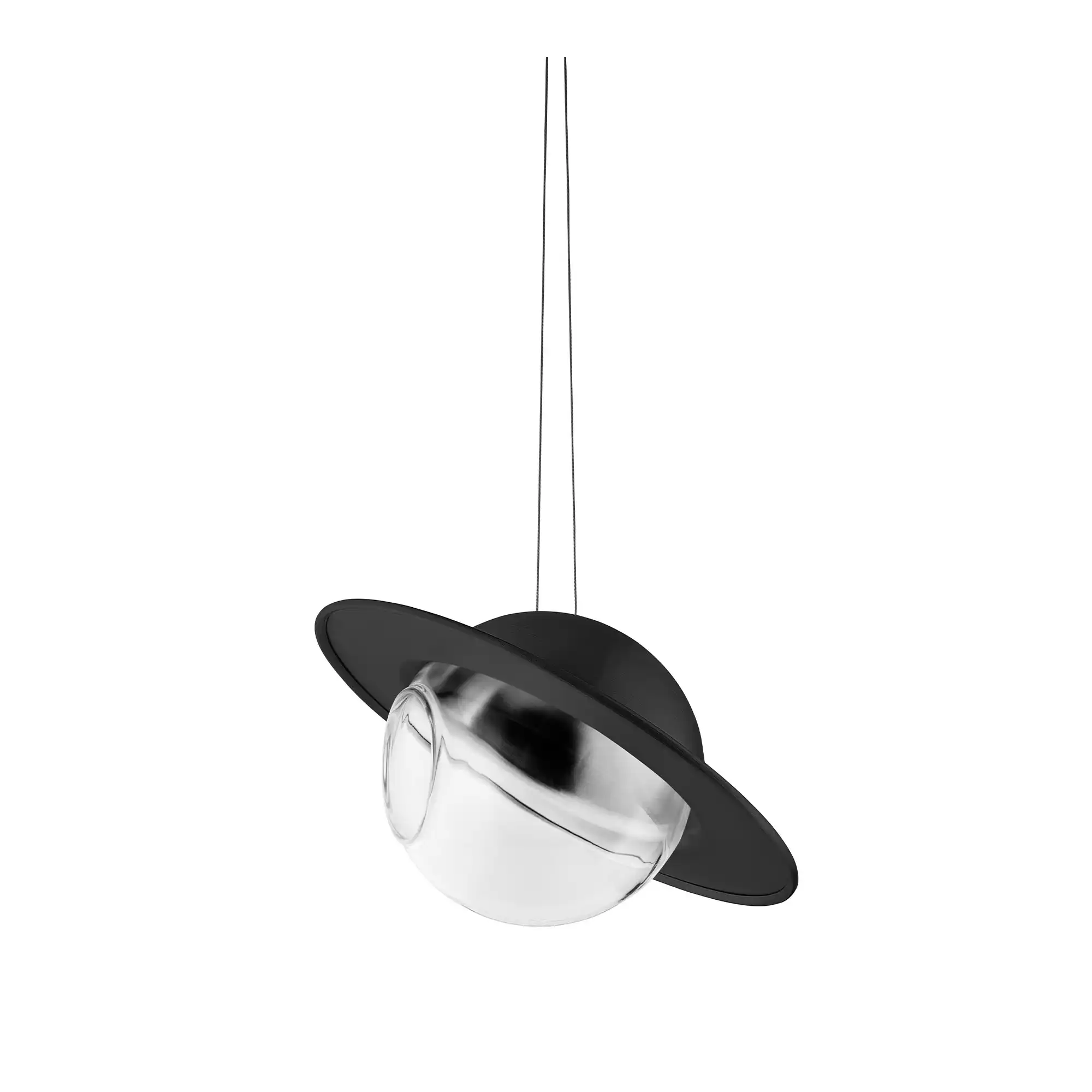 Saturn fuglemater svart