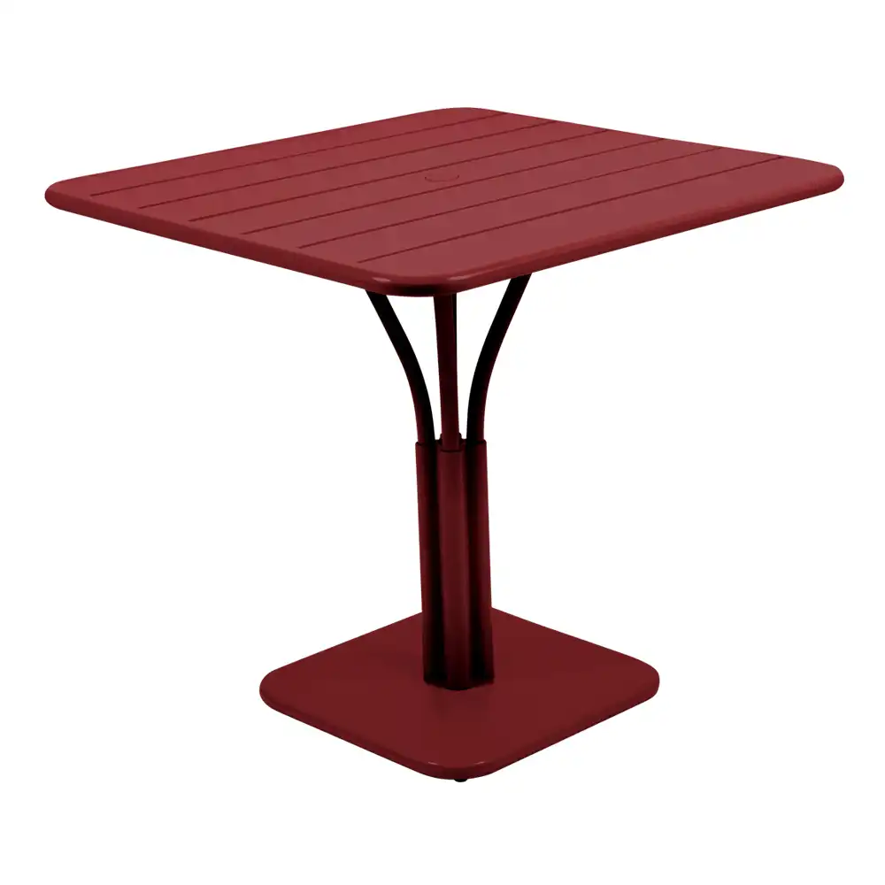 Luxembourg Pedestal Table 80x80 cm Chili 43