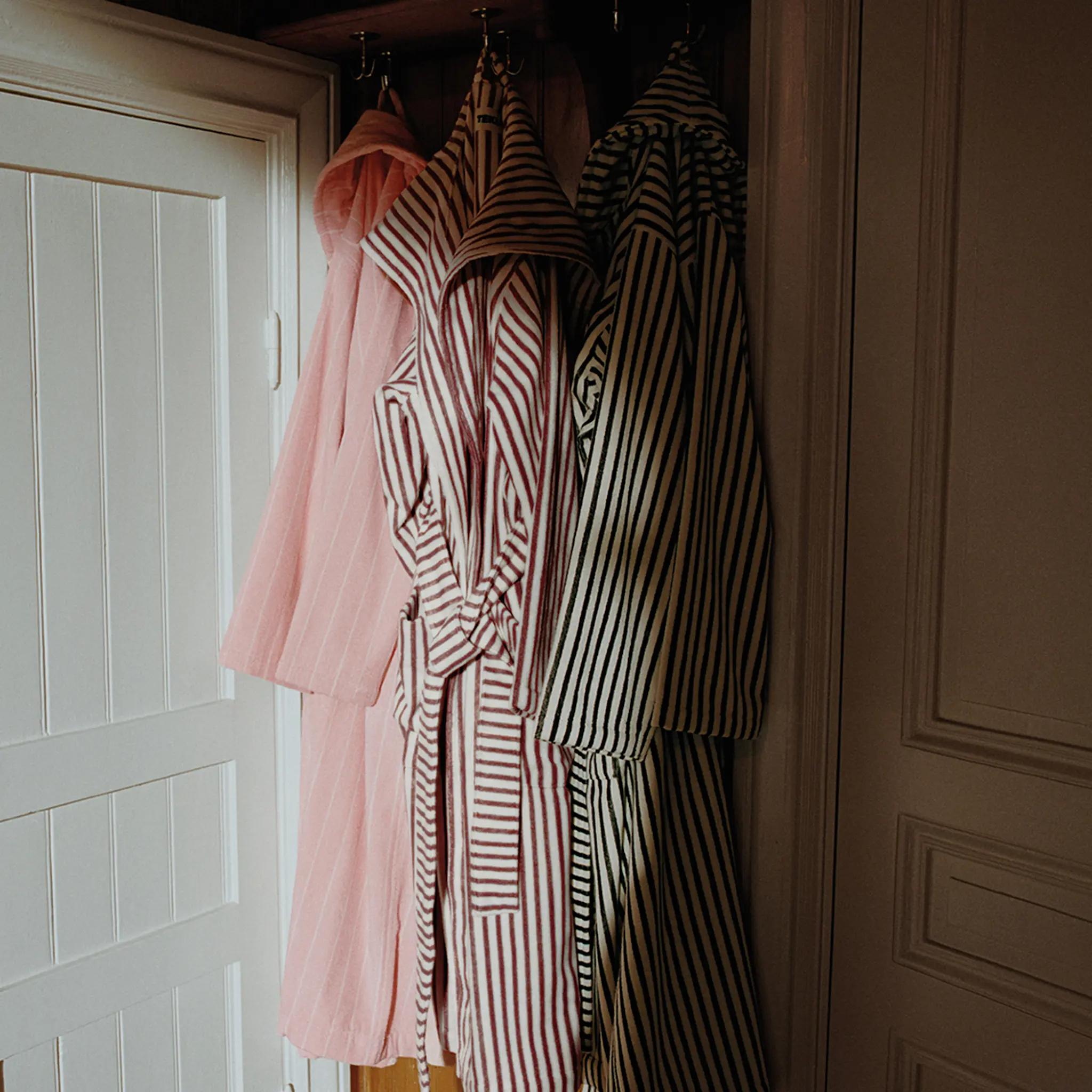 Ripple Stripes Hooded badekåpe