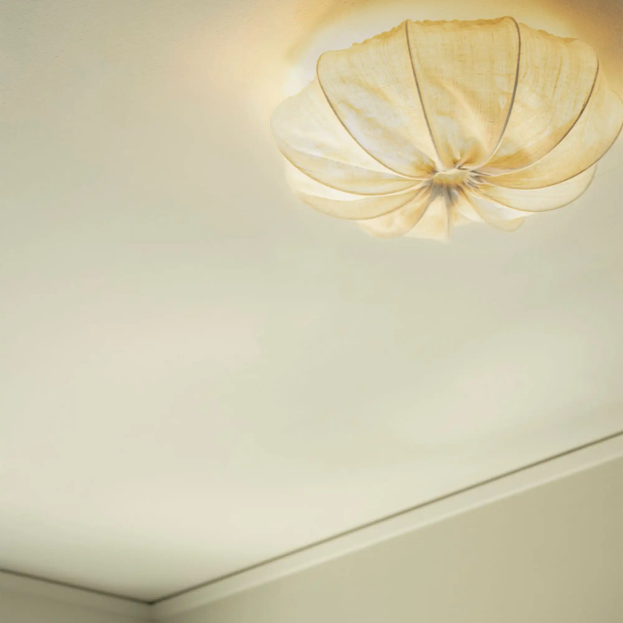 Anna Linen Natural Ceiling Fixture