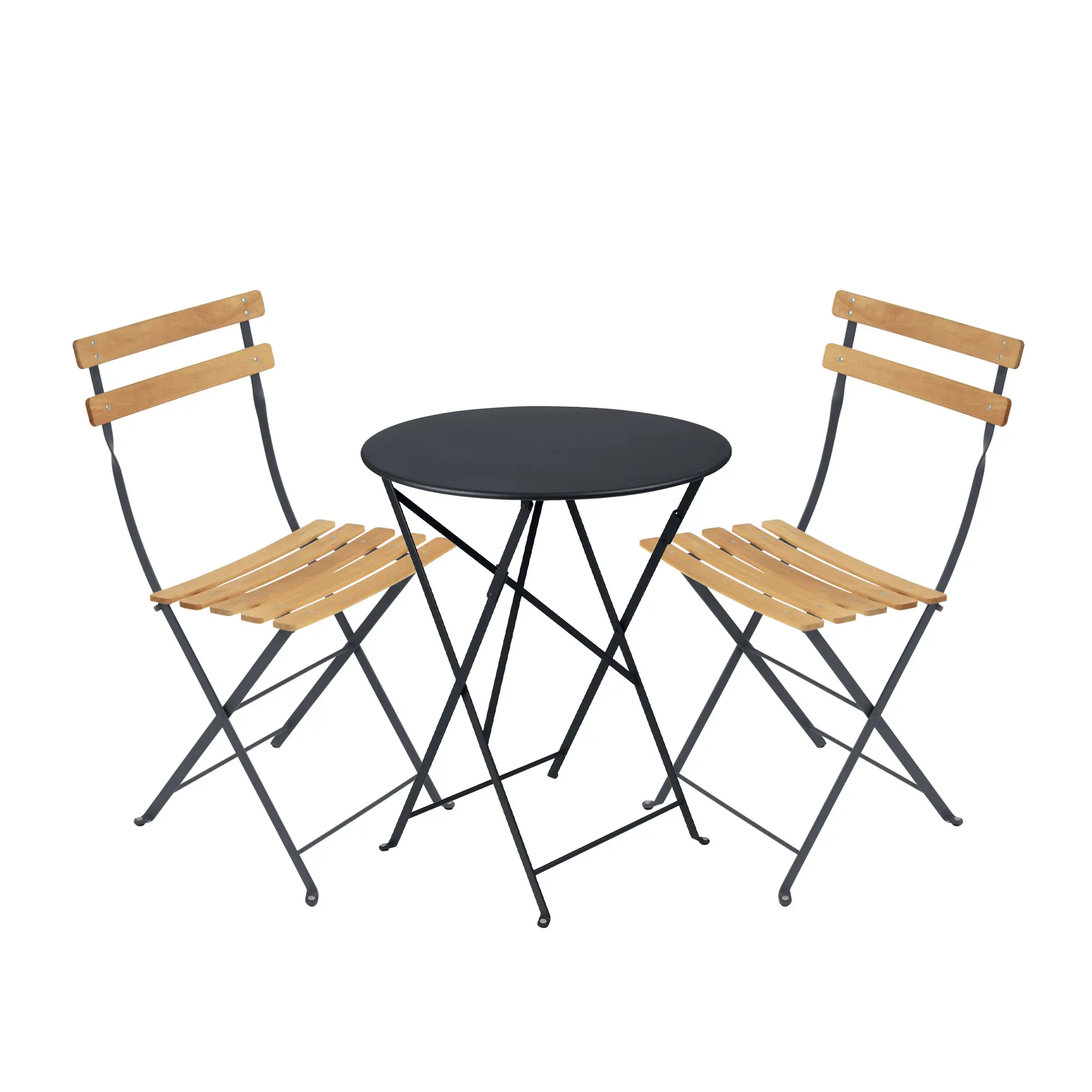 Bistro spisegruppe Ø60cm & 2 tre stoler