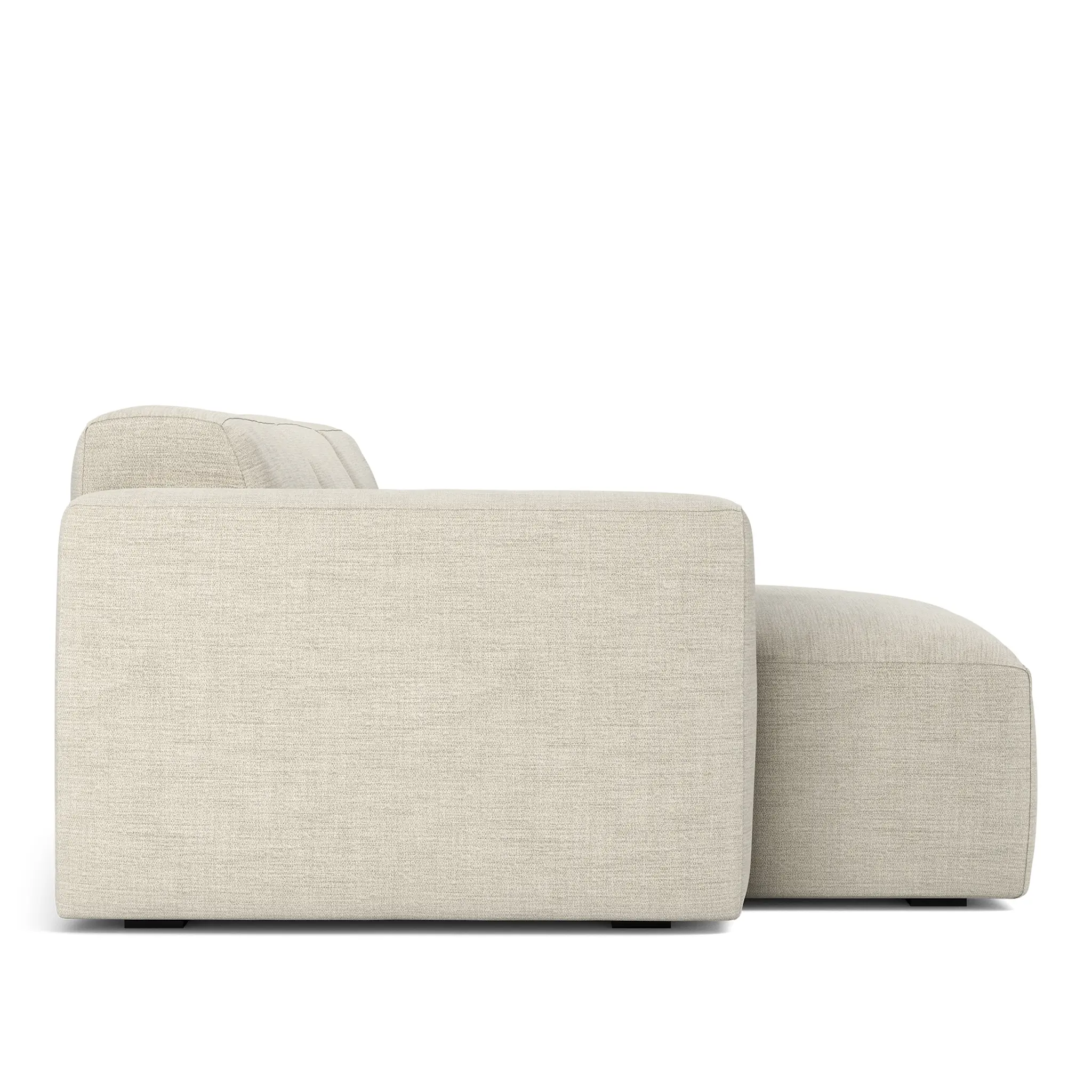 Brick 3-seters sofa sjeselong åpen ende høyre