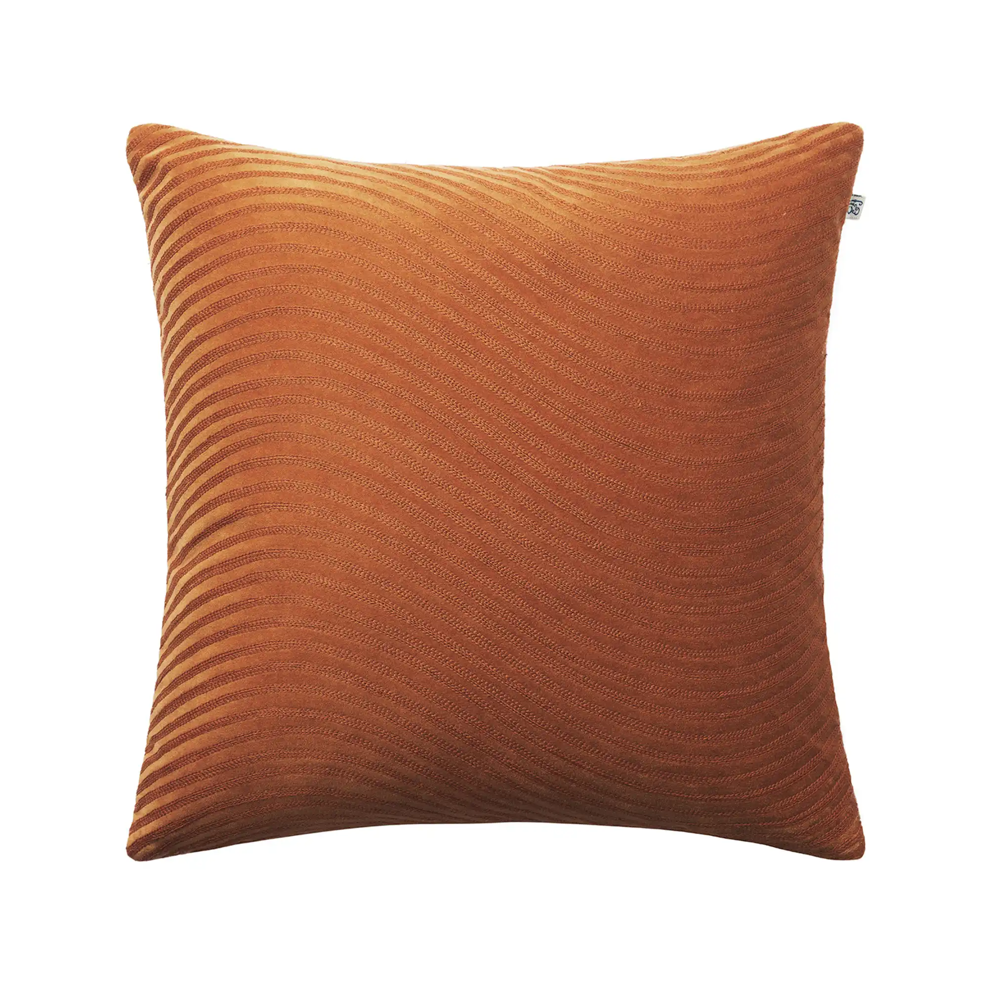 Kunal Velvet Cushion Cover 50X50 Cm Terracotta