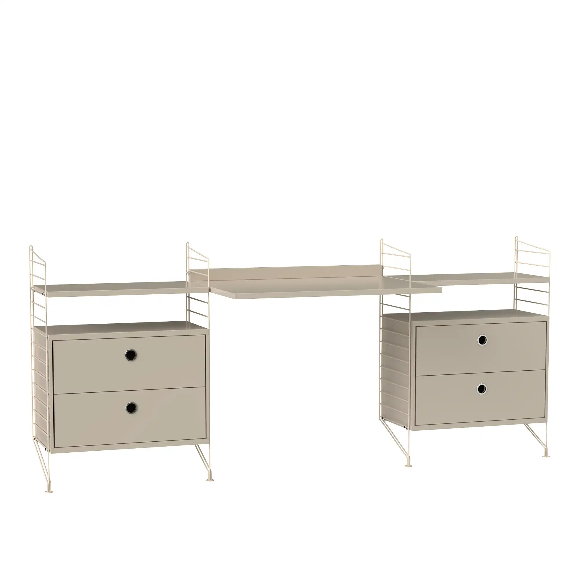 Kontor hyllesystem C beige/beige