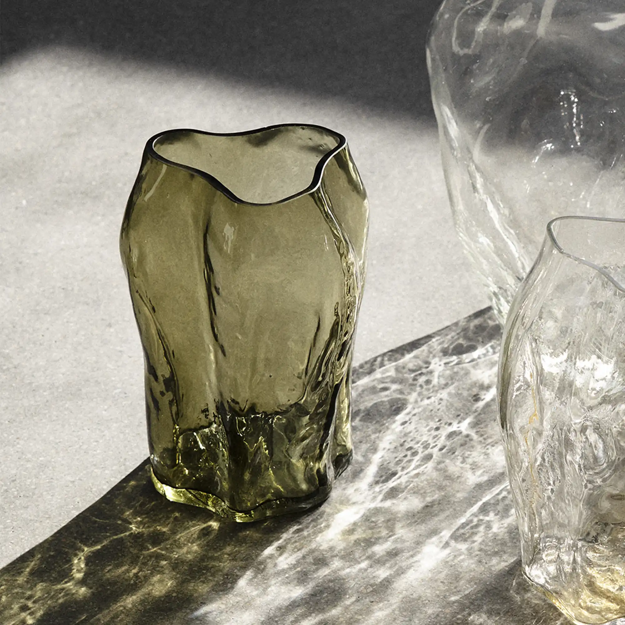 Blaehr Vase Small Smoked Green
