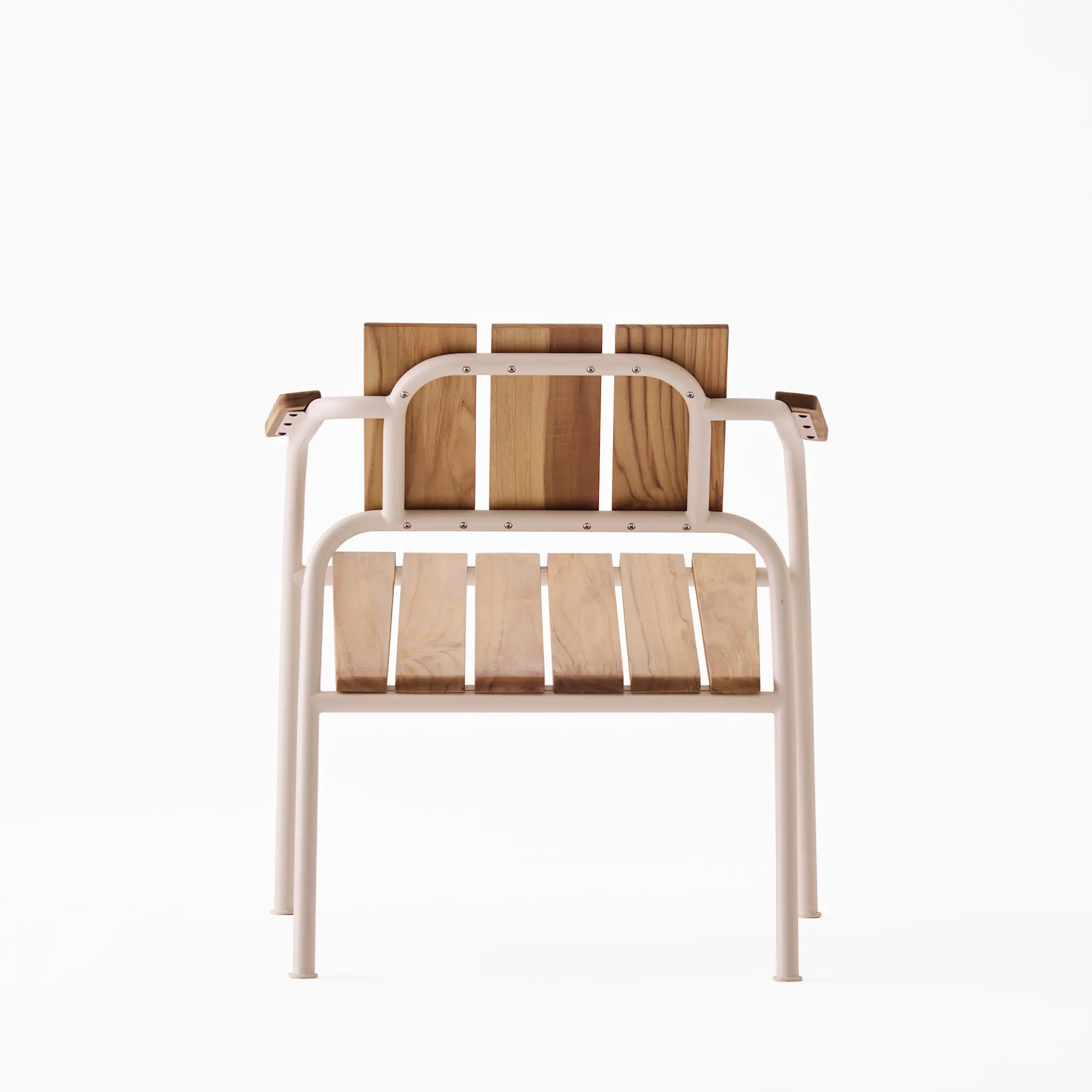 Kallio outdoor lounge chair ivory