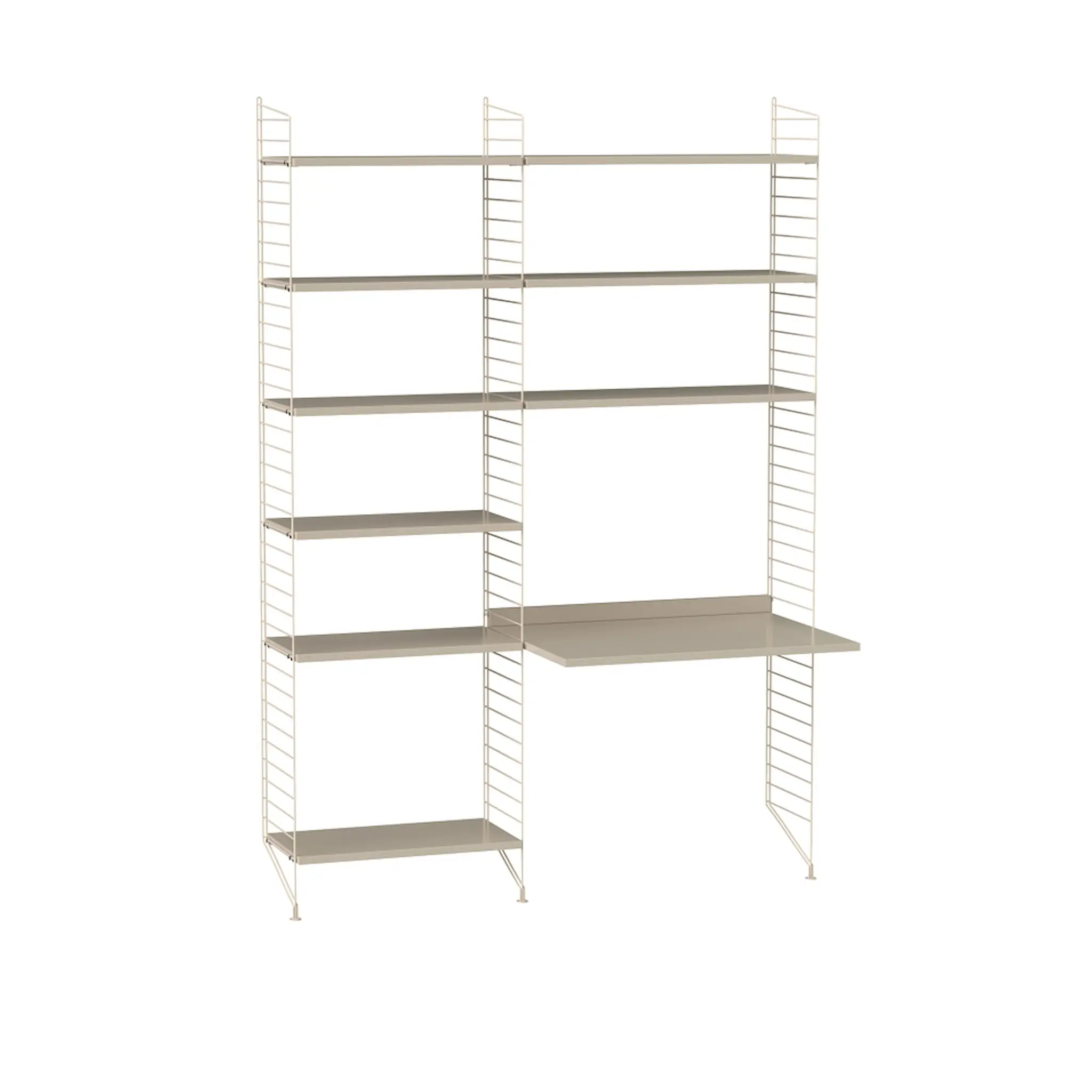 Barneroms hyllesystem D beige