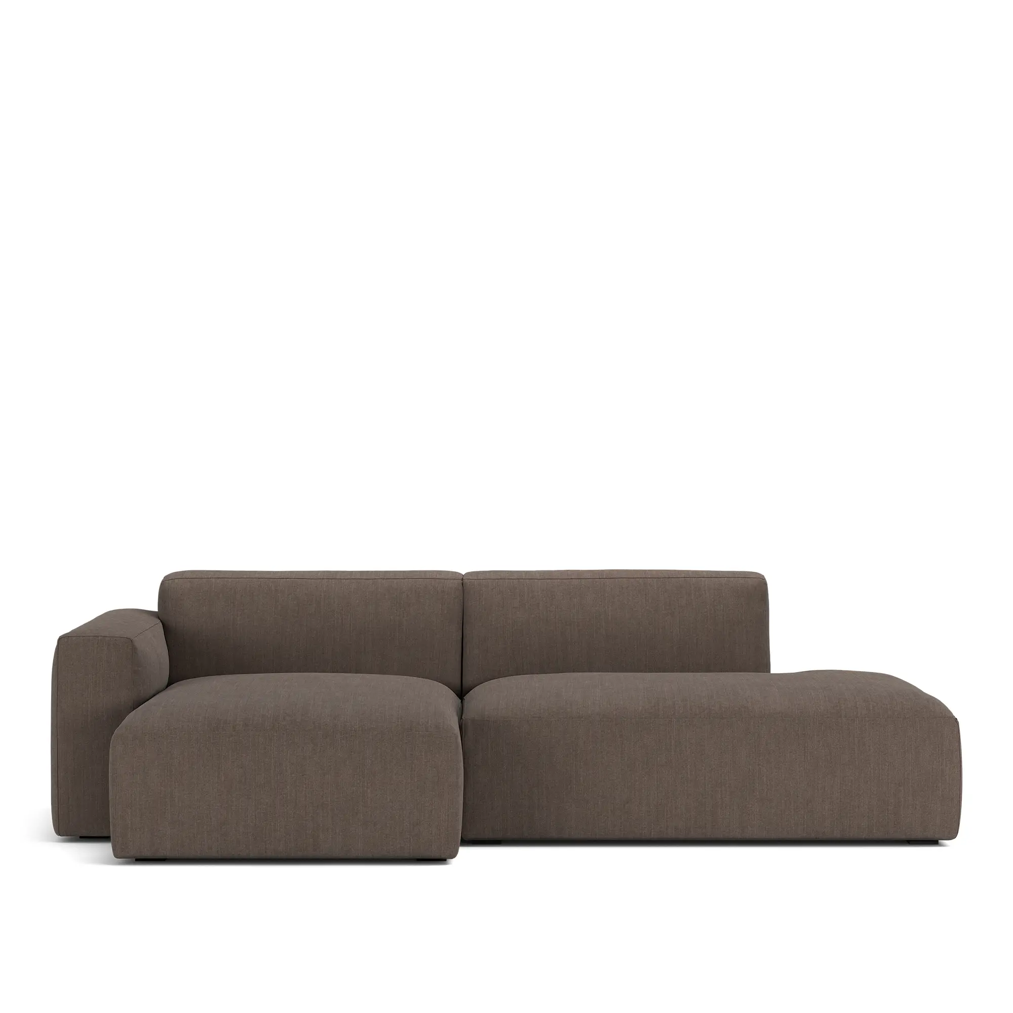 Brick 2-seters sofa sjeselong åpen ende høyre