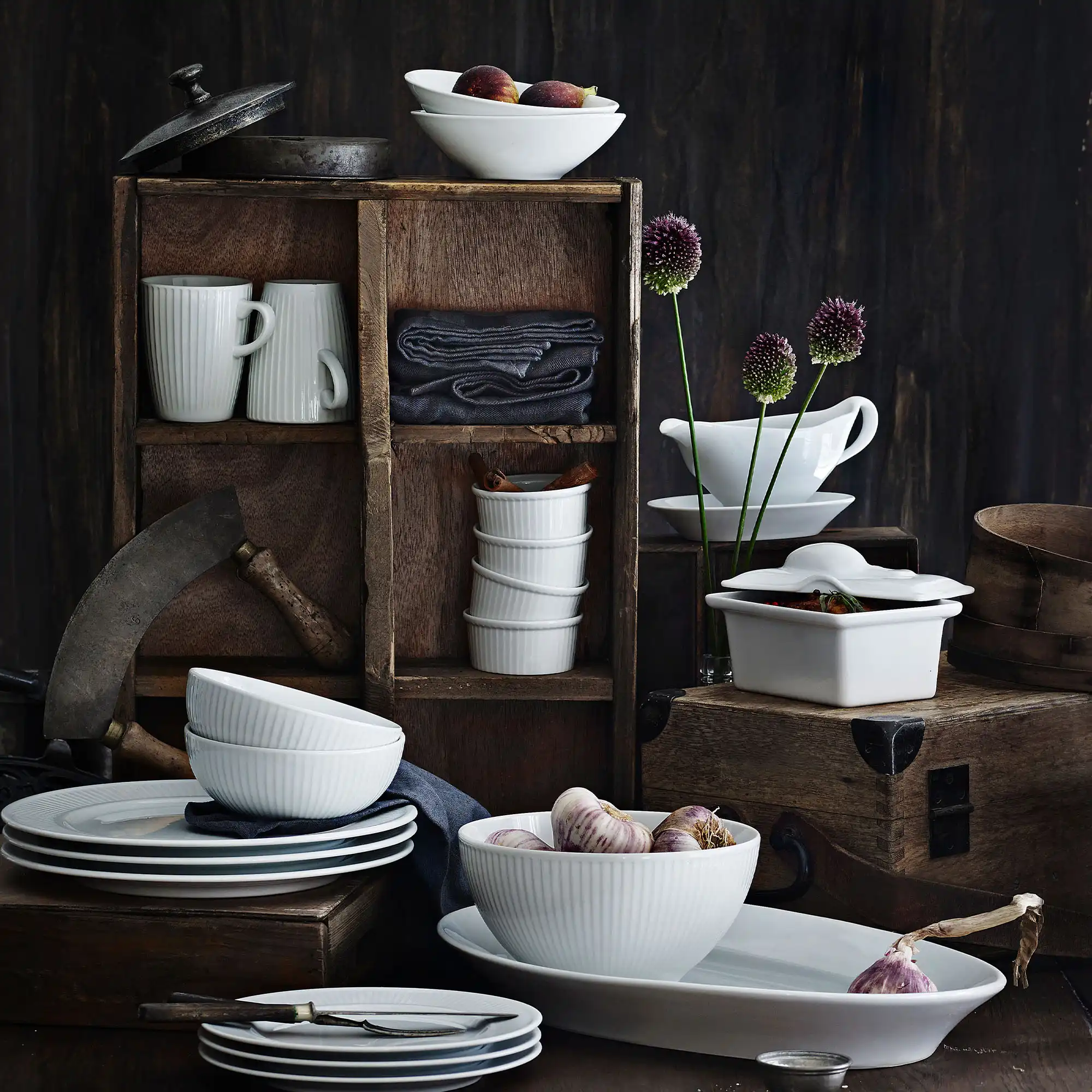 Serie originale ramekin lav hvit