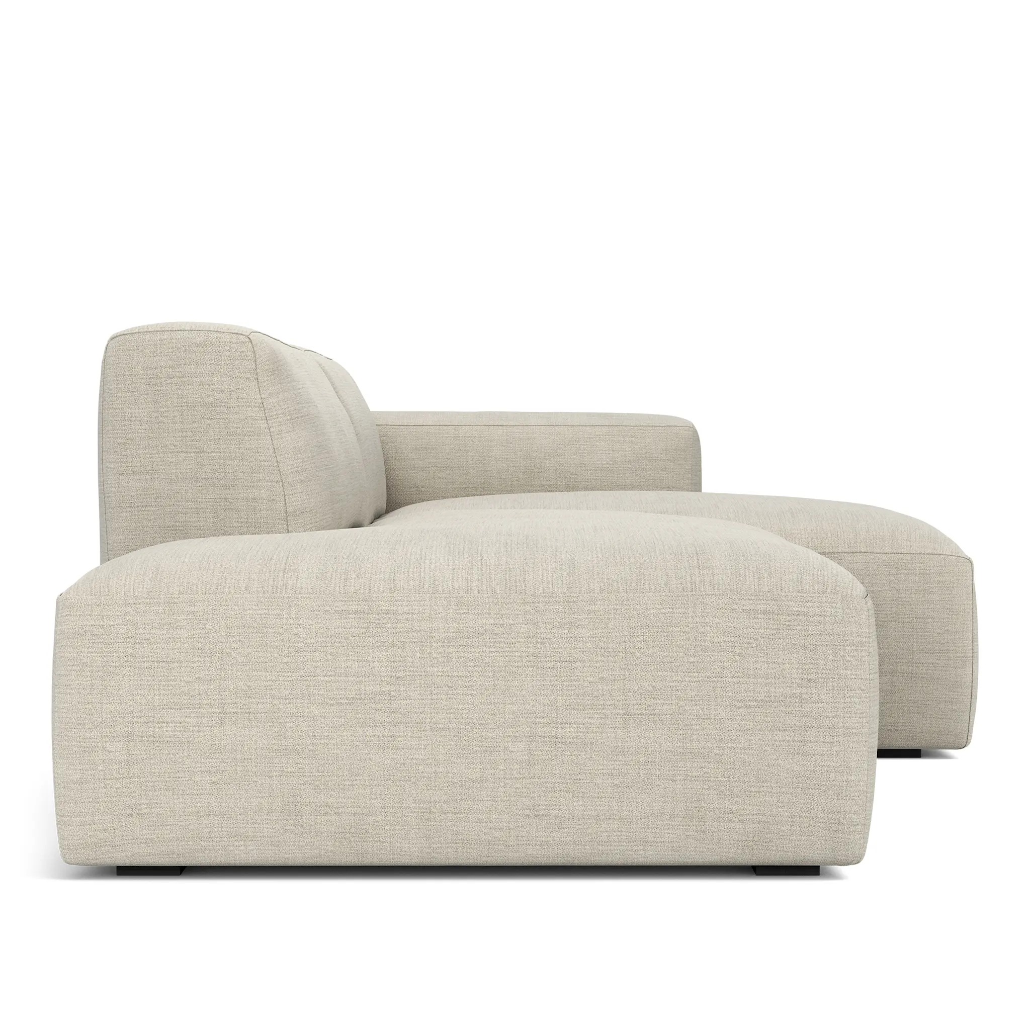 Brick 2-seters sofa sjeselong åpen ende venstre