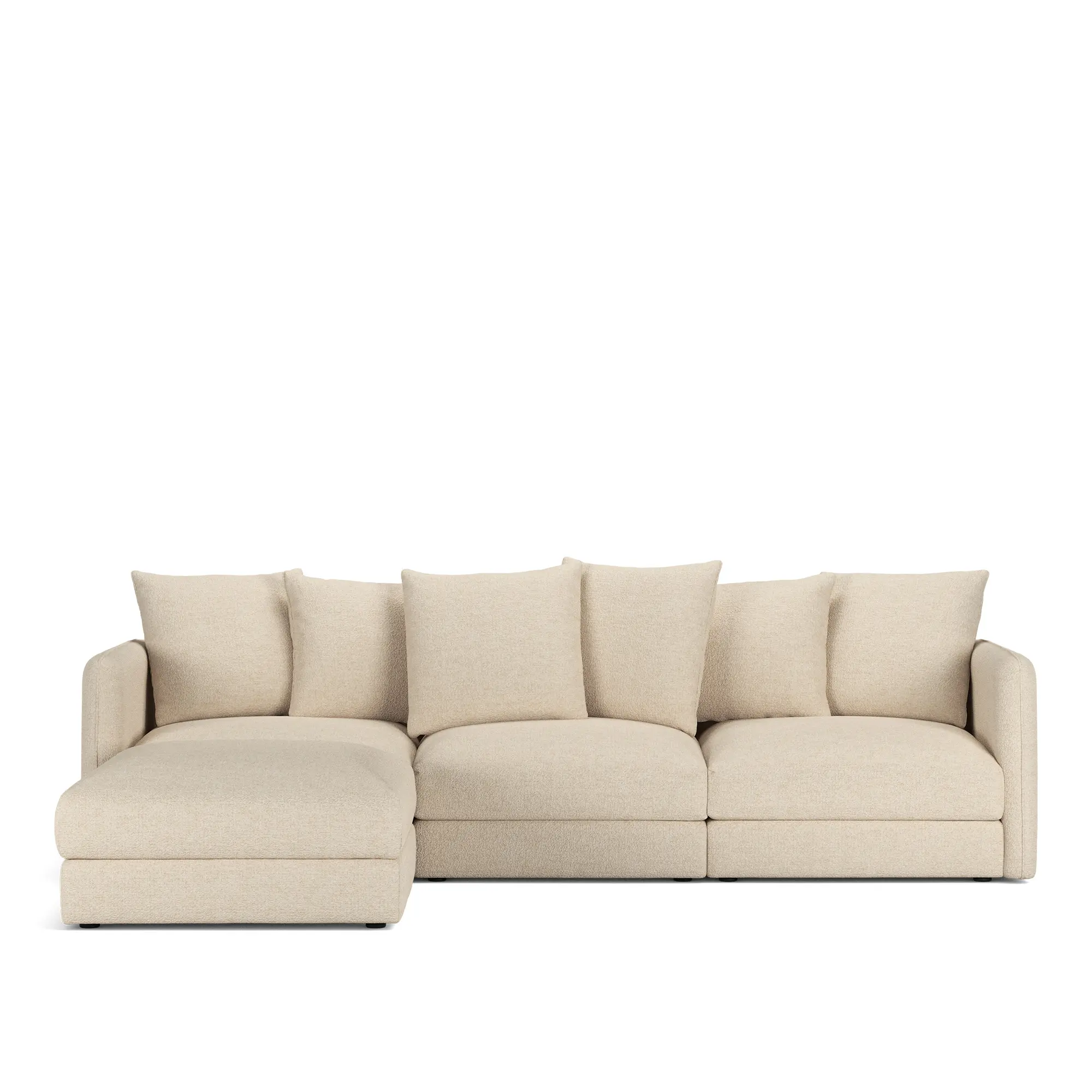 Pavarotti 01 3-seters sofa med fotskammel