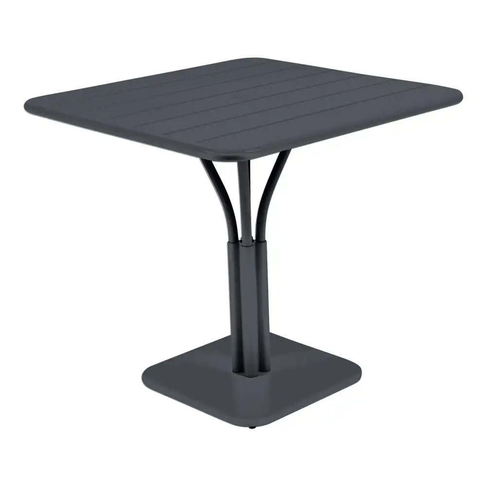 Luxembourg Pedestal Table 80x80 cm Anthracite 47