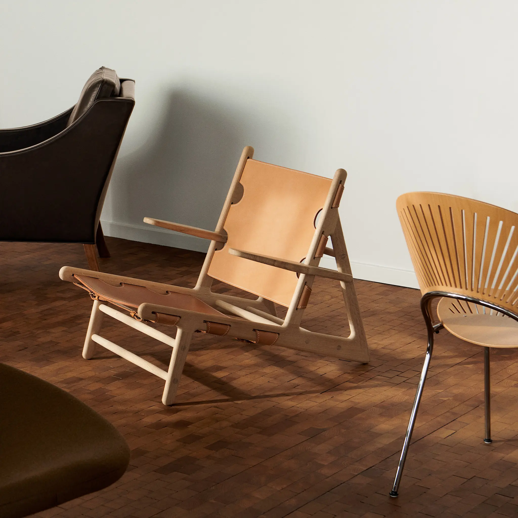 The Hunting Chair lenestol oljet eik
