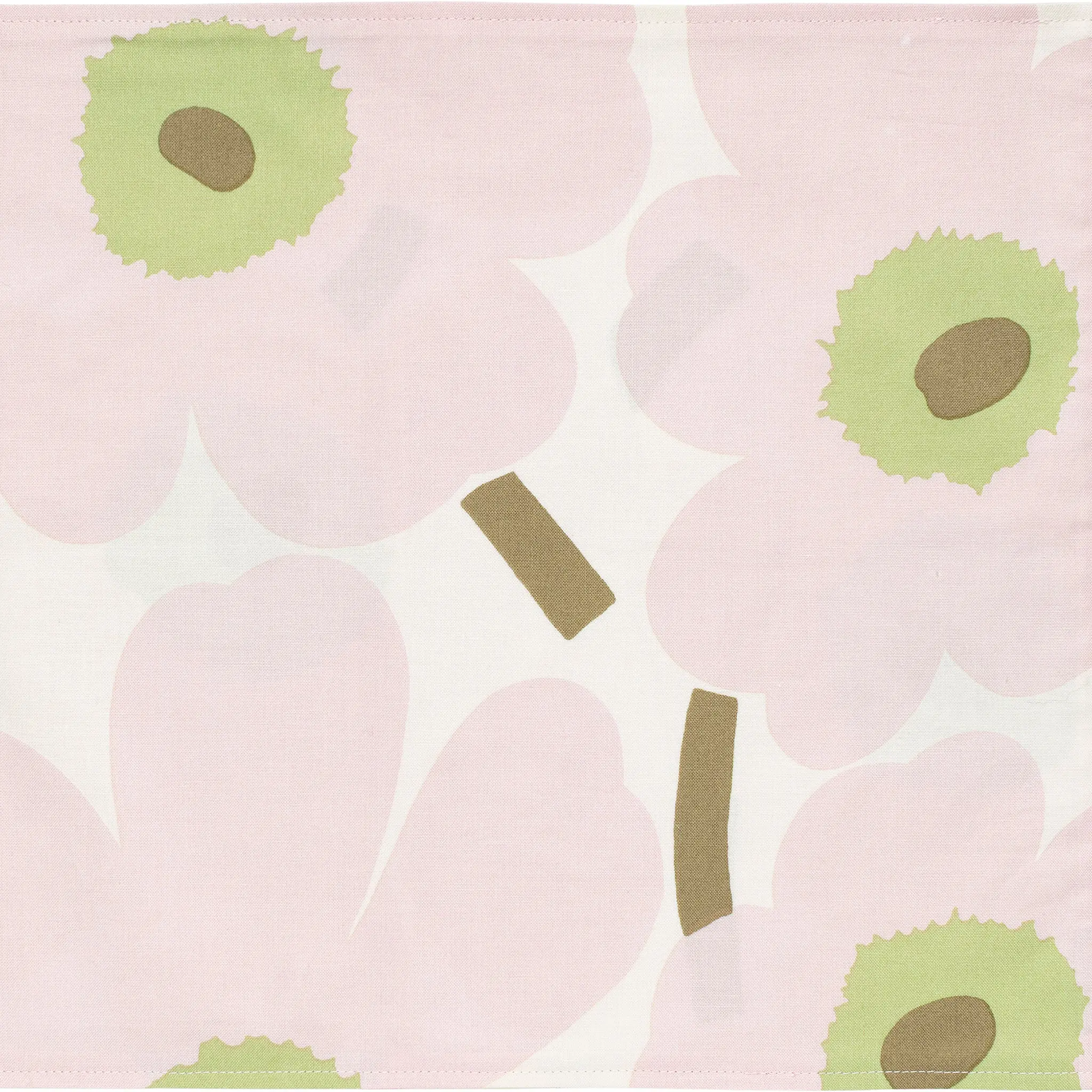 Pieni Unikko Off white Pink Pear Sand dekkebrikke