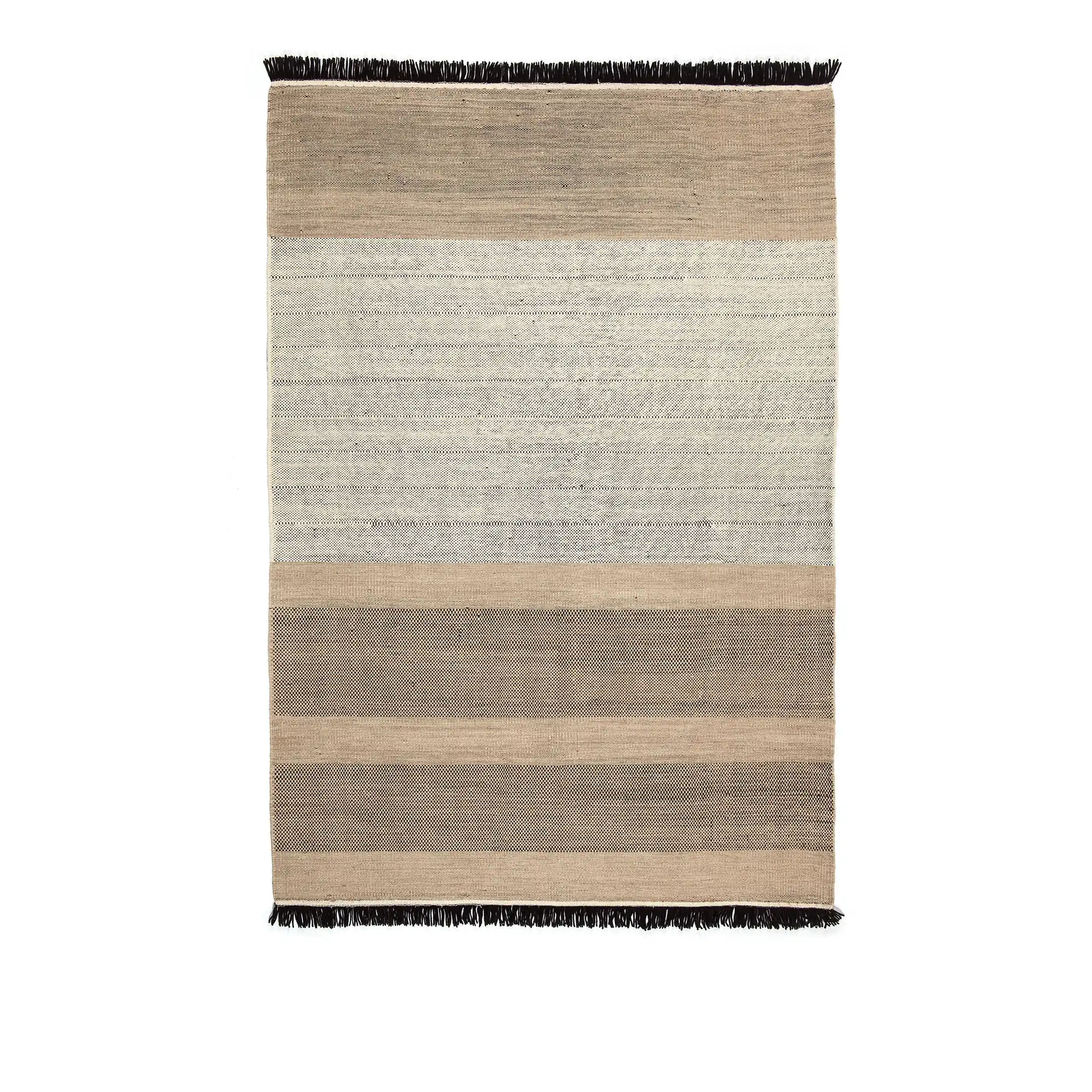 Tres Stripes Black Rug