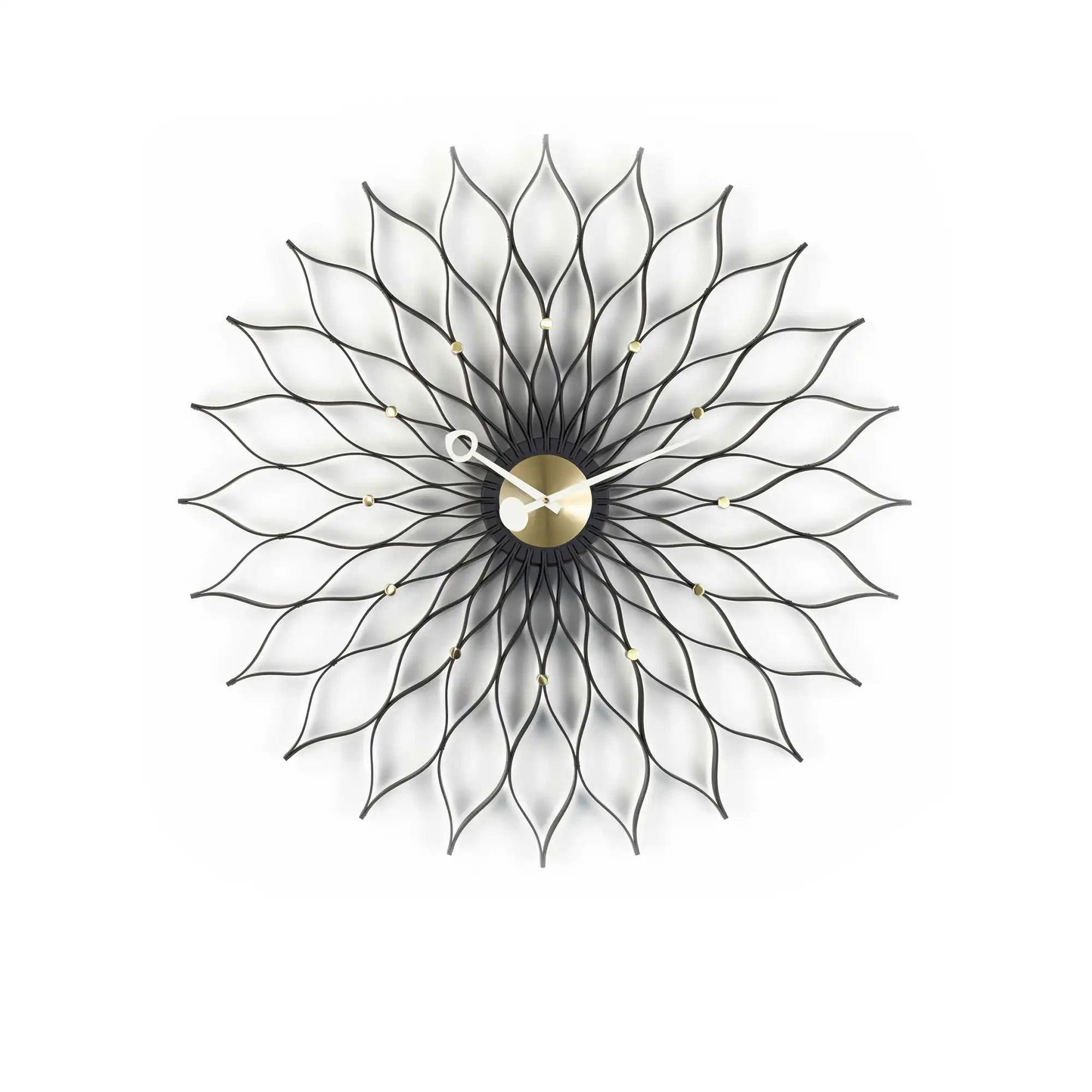 Sunflower veggklokke Black/Brass