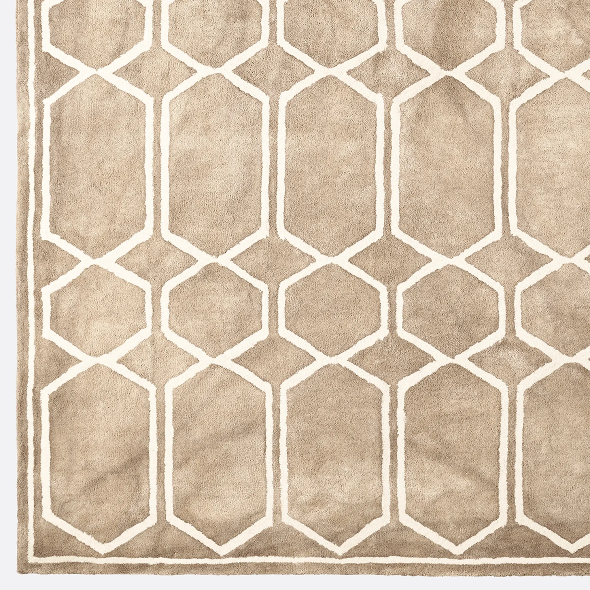 Tie Dye Beige ullteppe