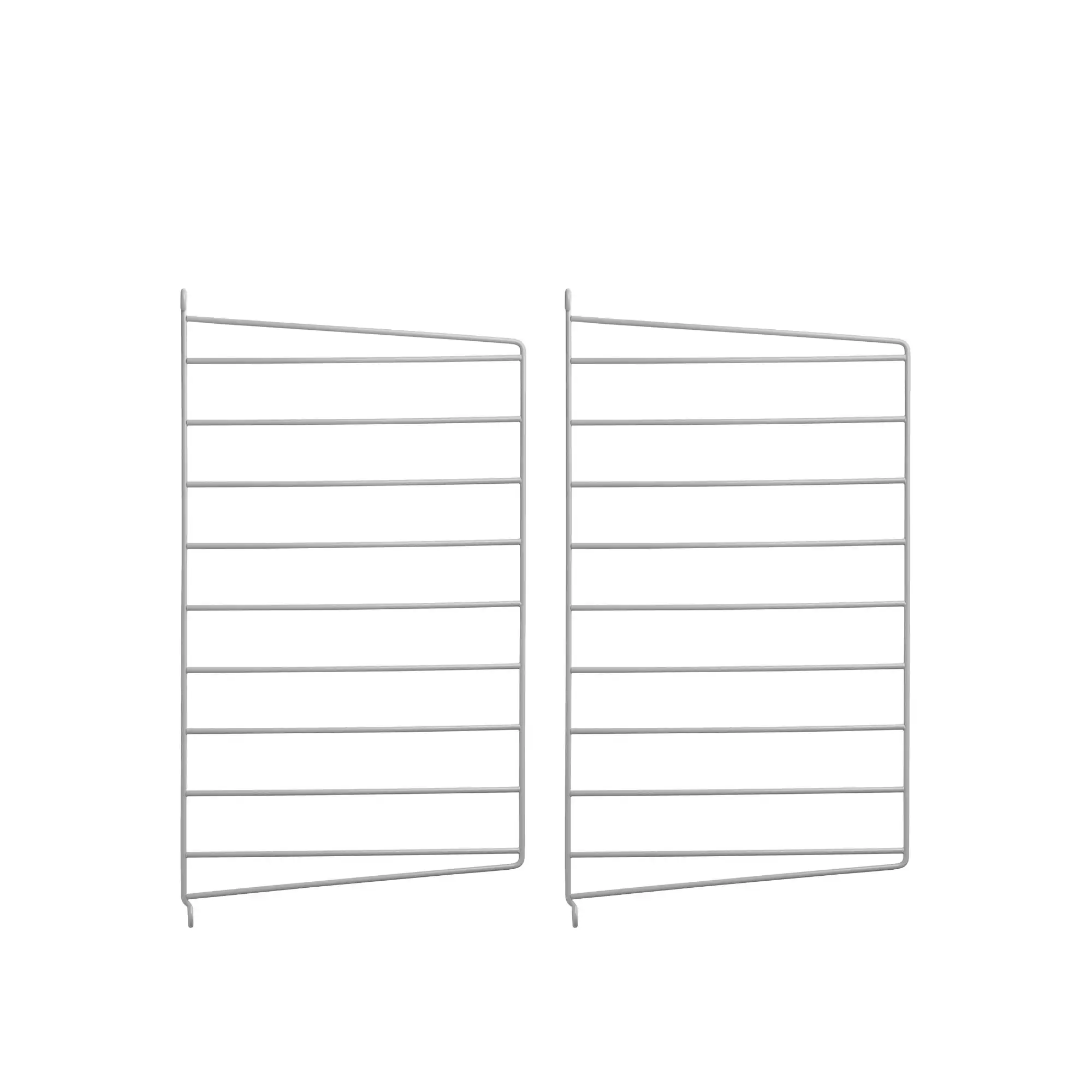 Veggavl 50x30cm 2-pack grå