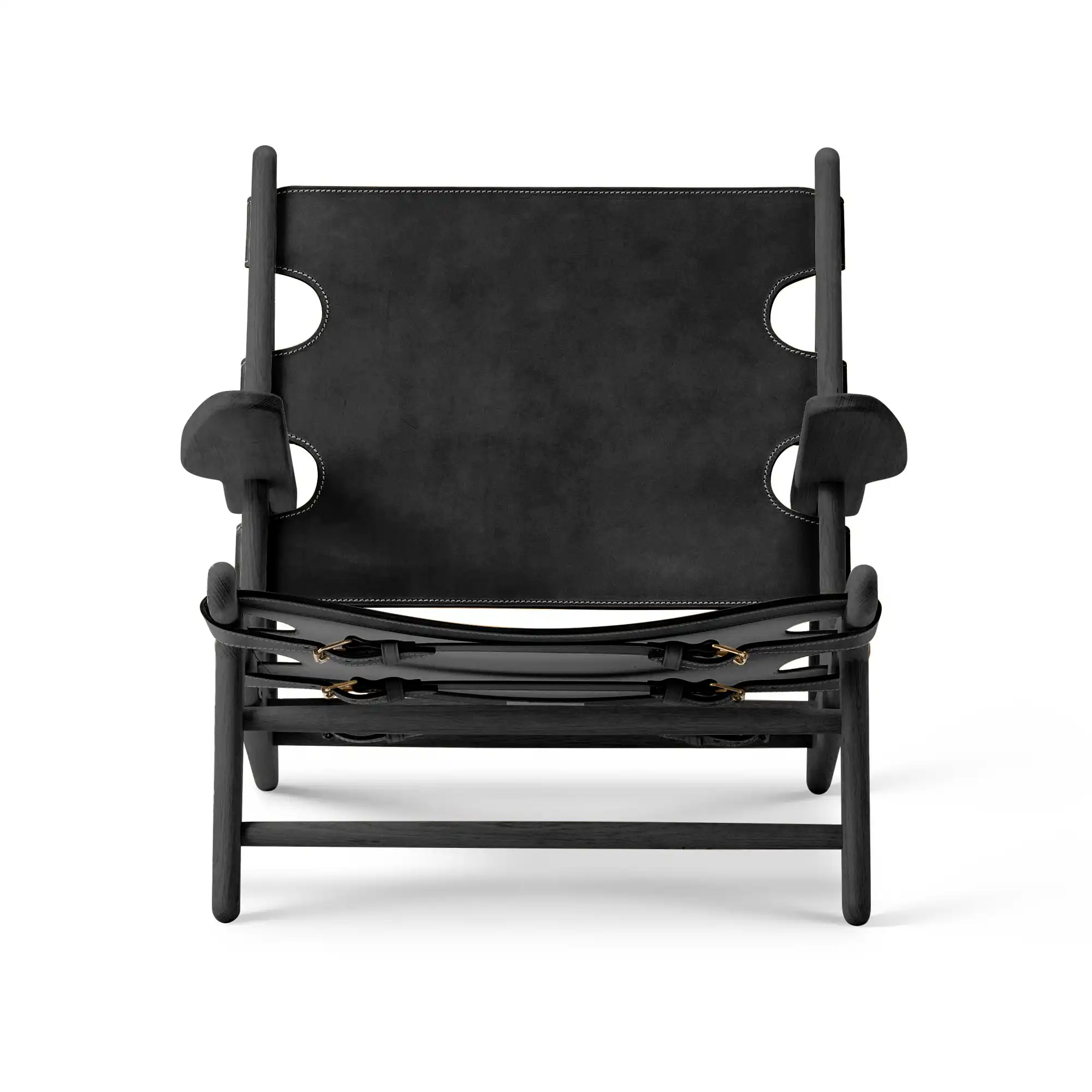 The Hunting Chair lenestol svartlakkert eik