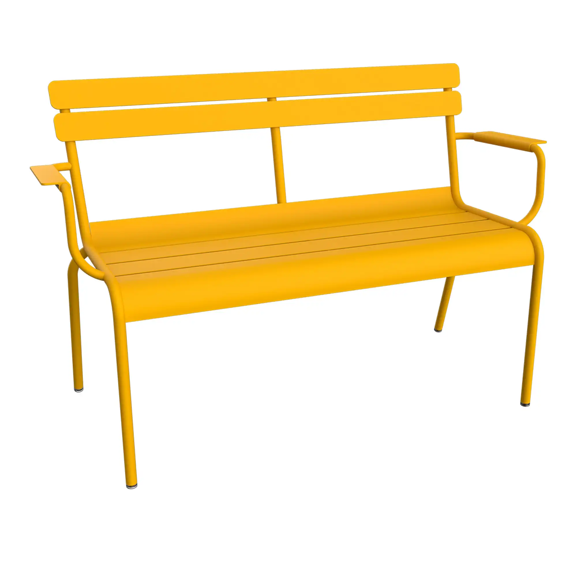 Luxembourg 2-Seater Garden Bench - Honey