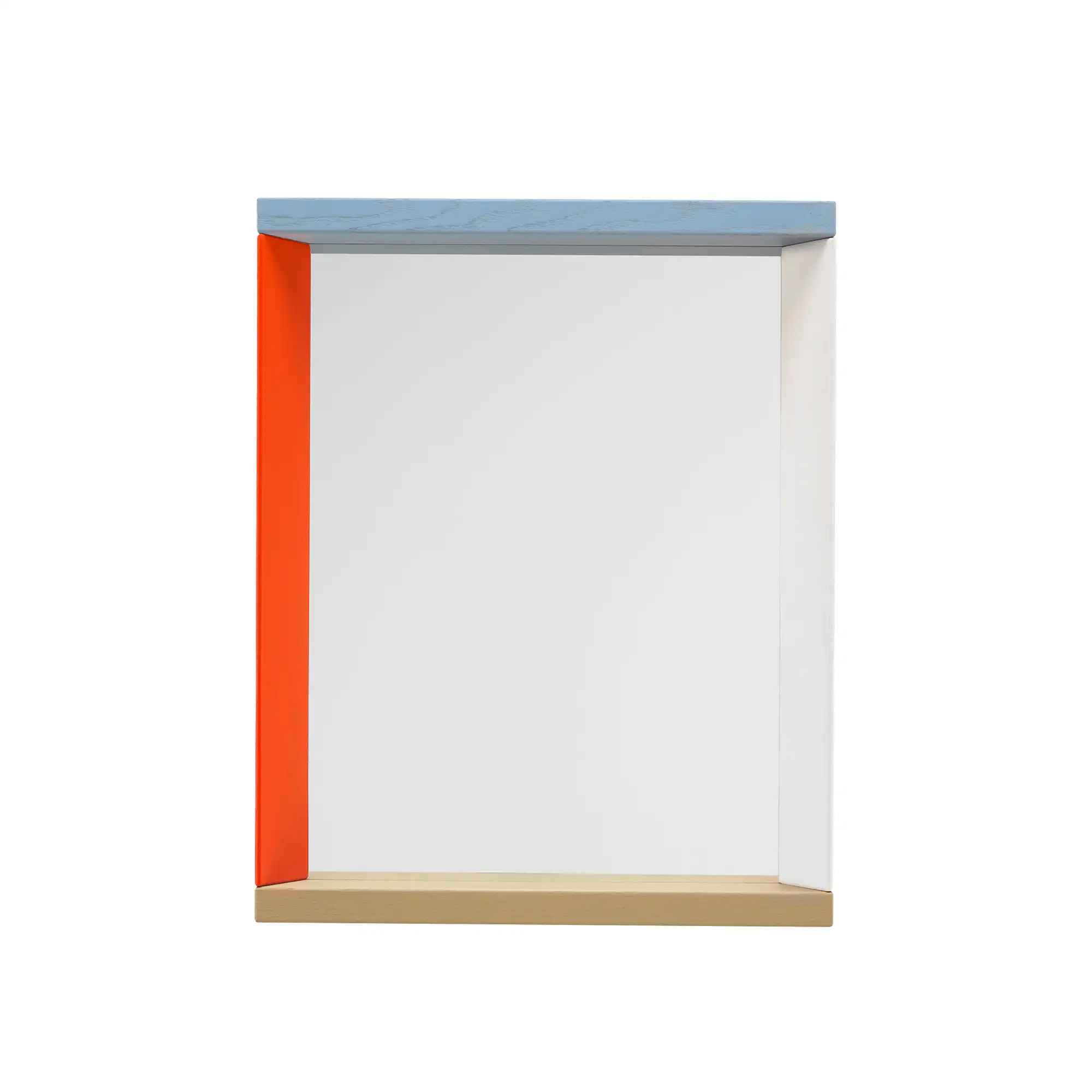 Colour Frame Mirror, Small, Blue/Orange