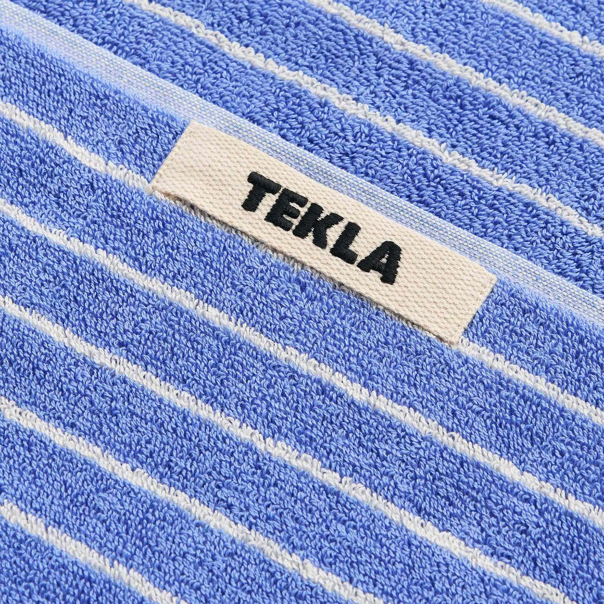 Terry Clear Blue Stripes håndkle