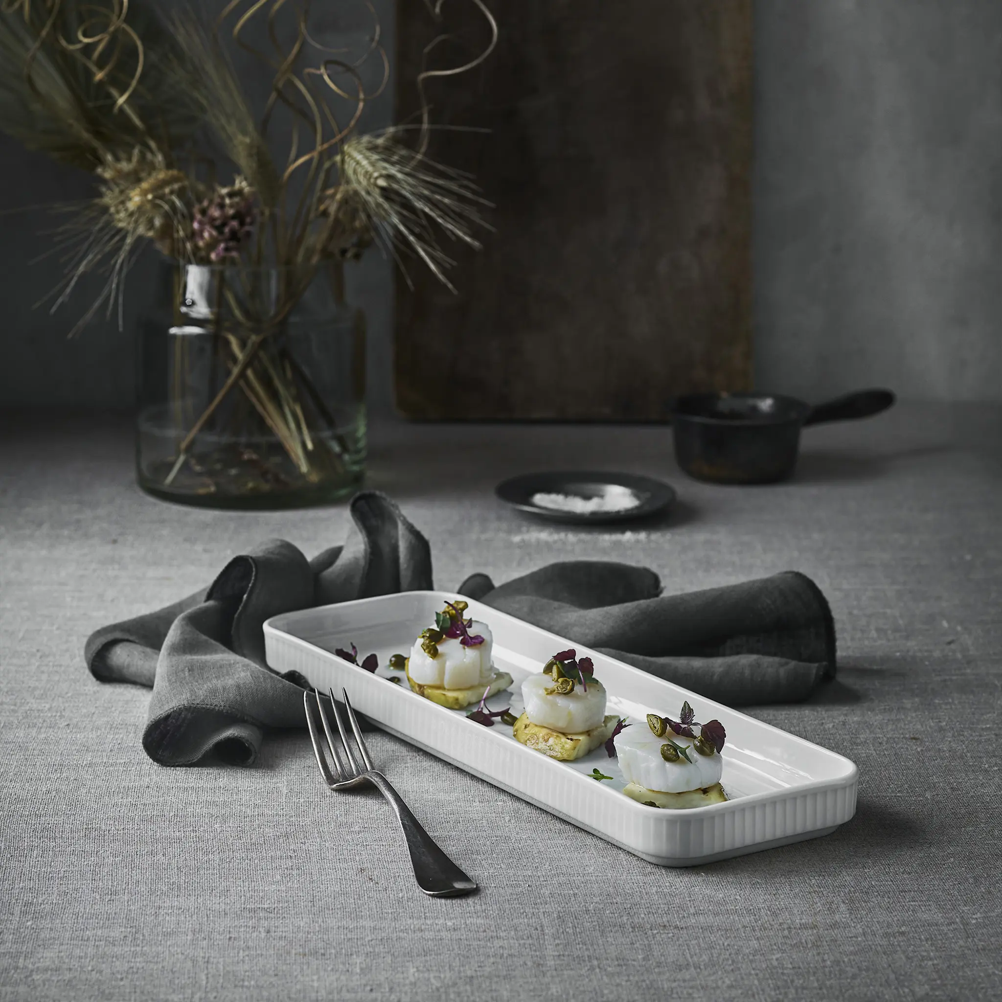 Plissé Rectangular Serving Dish