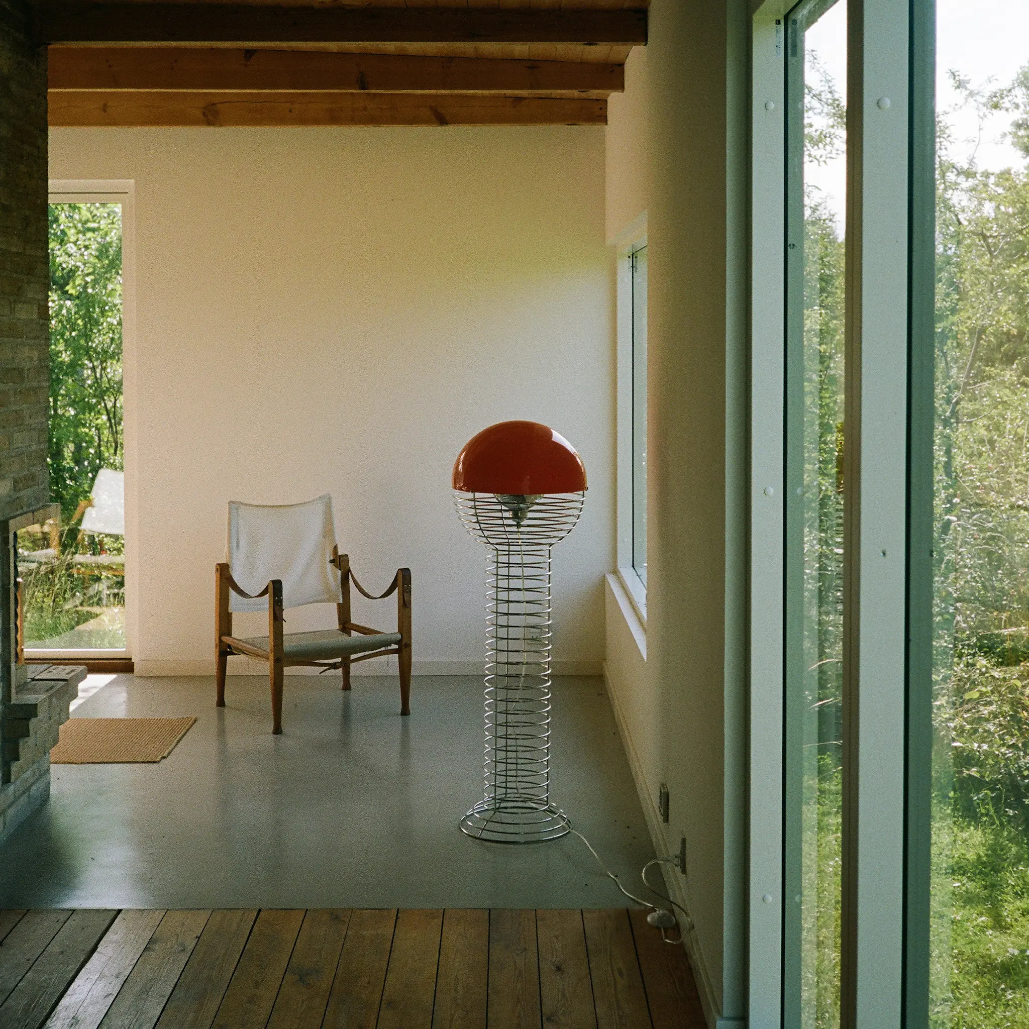 Wire gulvlampe