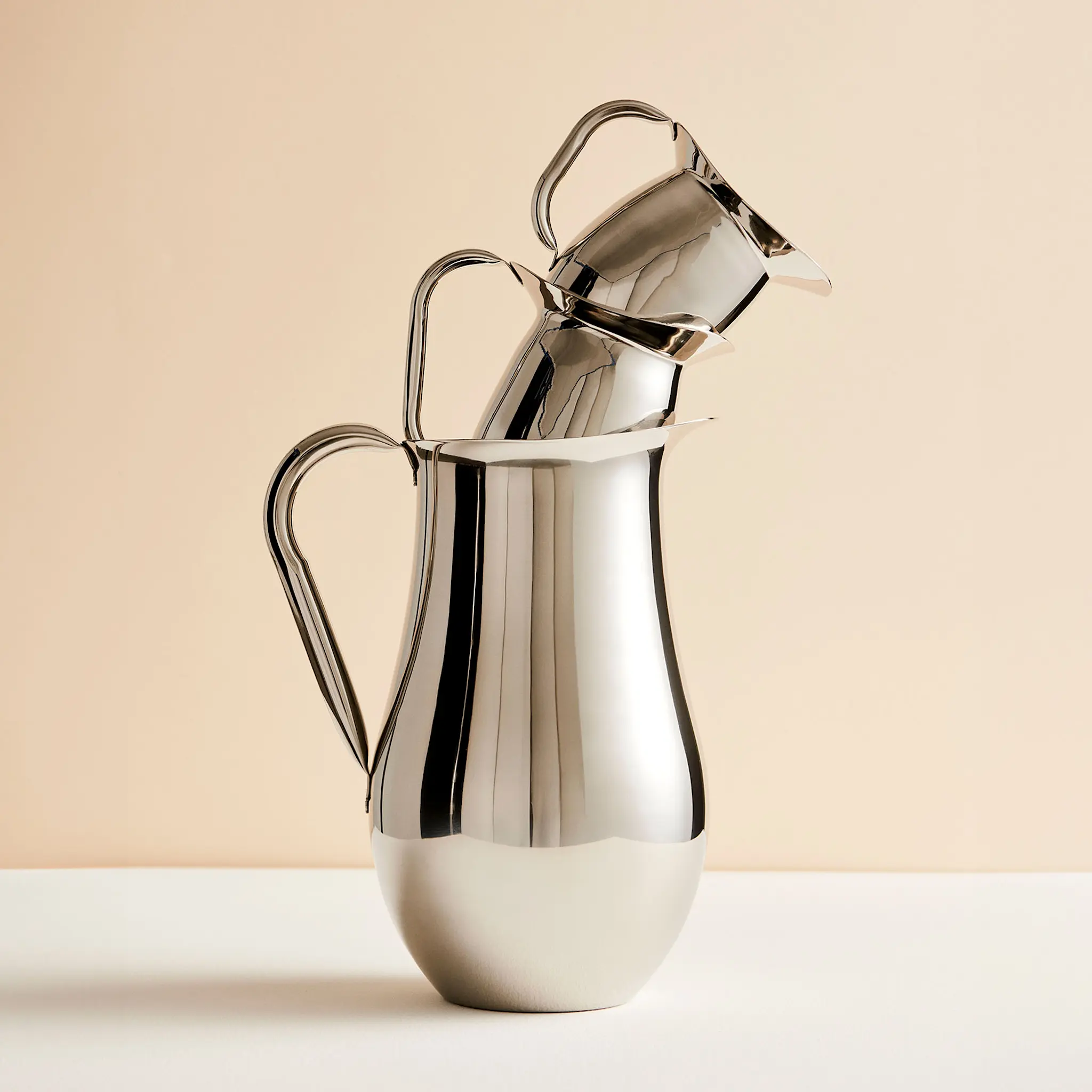 Indian Steel pitcher Tall