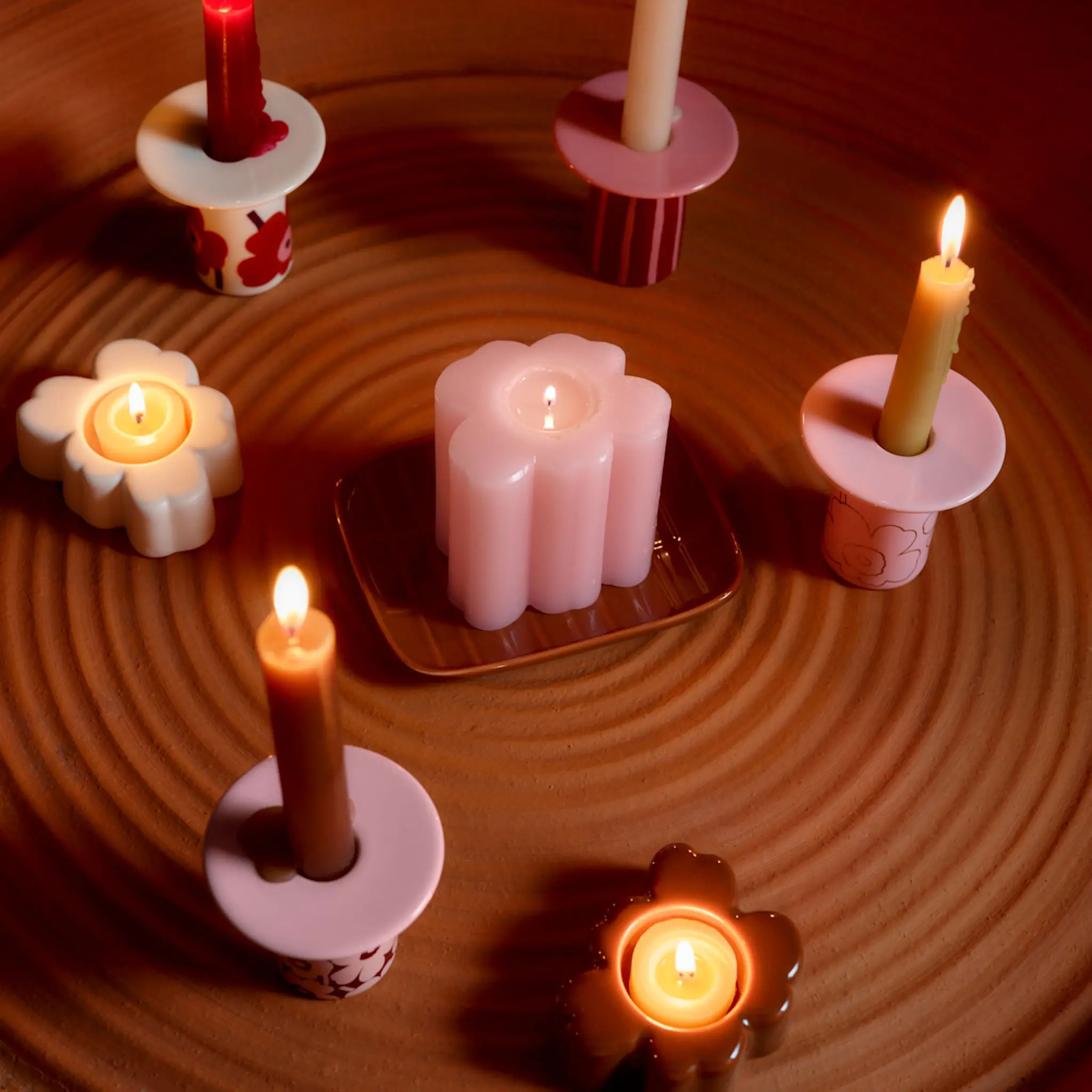 Unikko telysholder 2-pakning