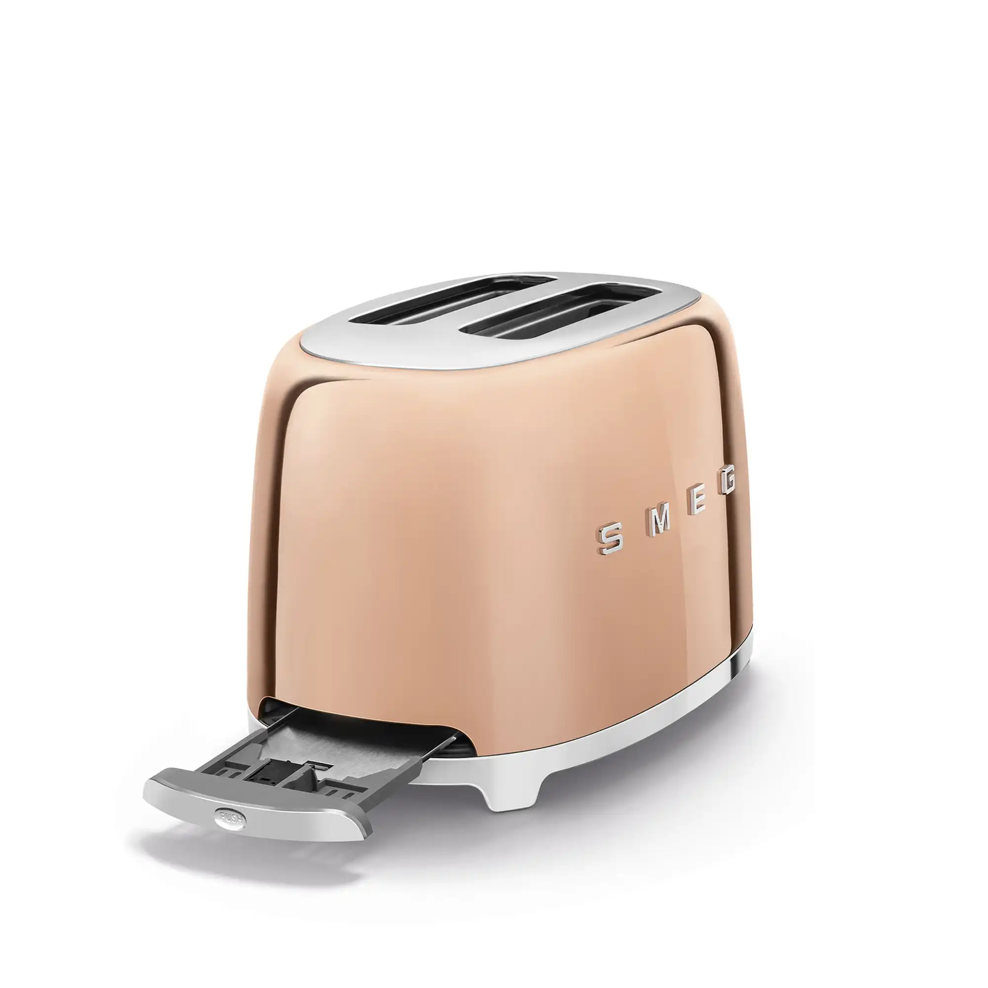 Smeg 2 Slice Toaster Rose Gold