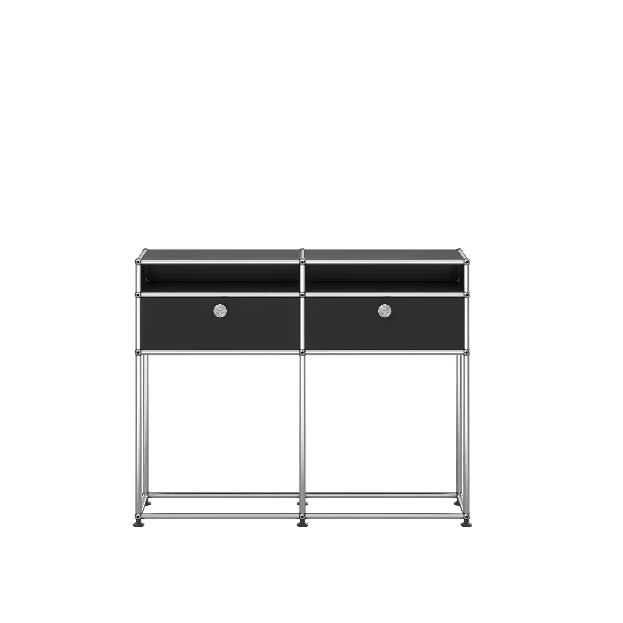 USM Haller 94 Shelving, Graphite Black