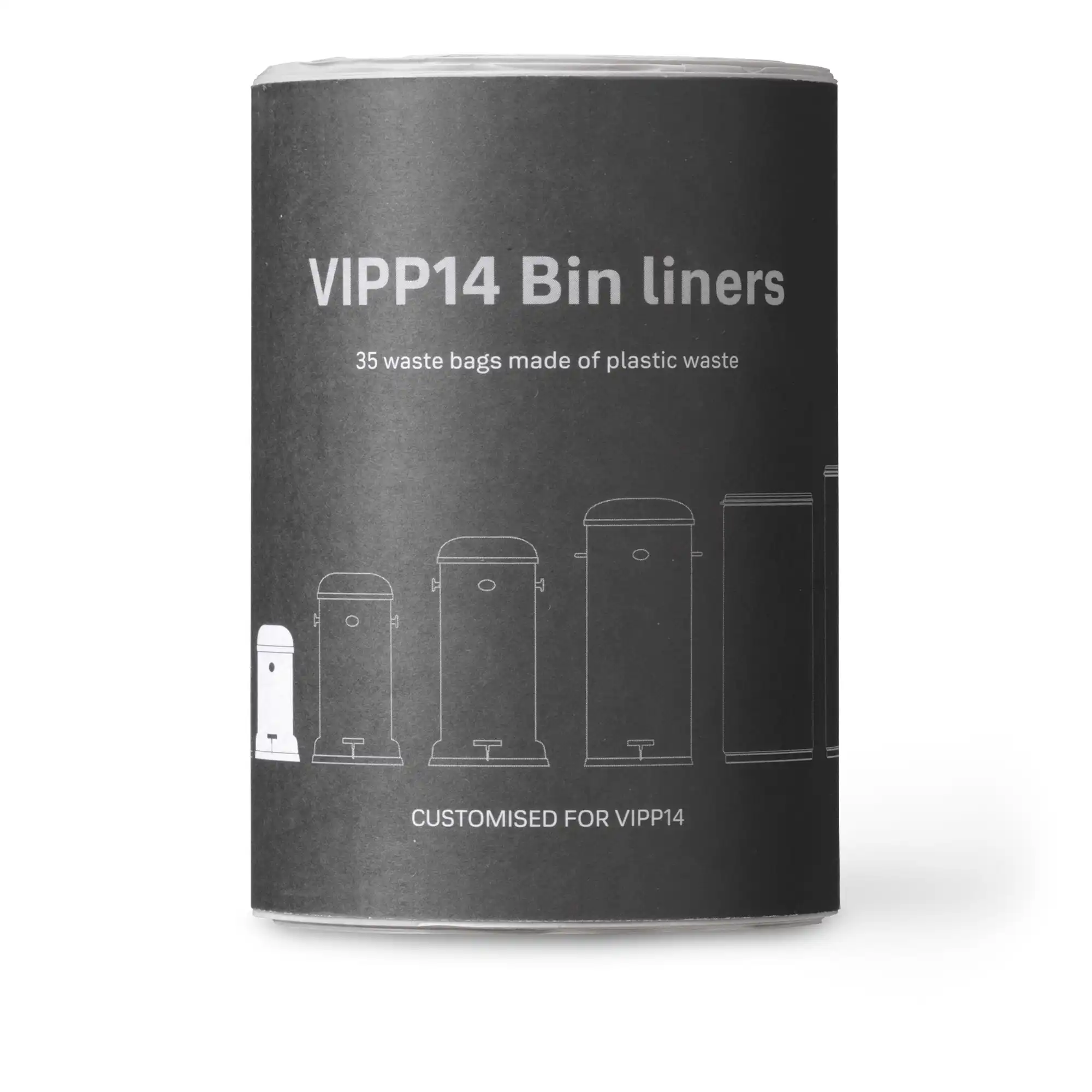 Vipp14 resirkulerte søppelposer