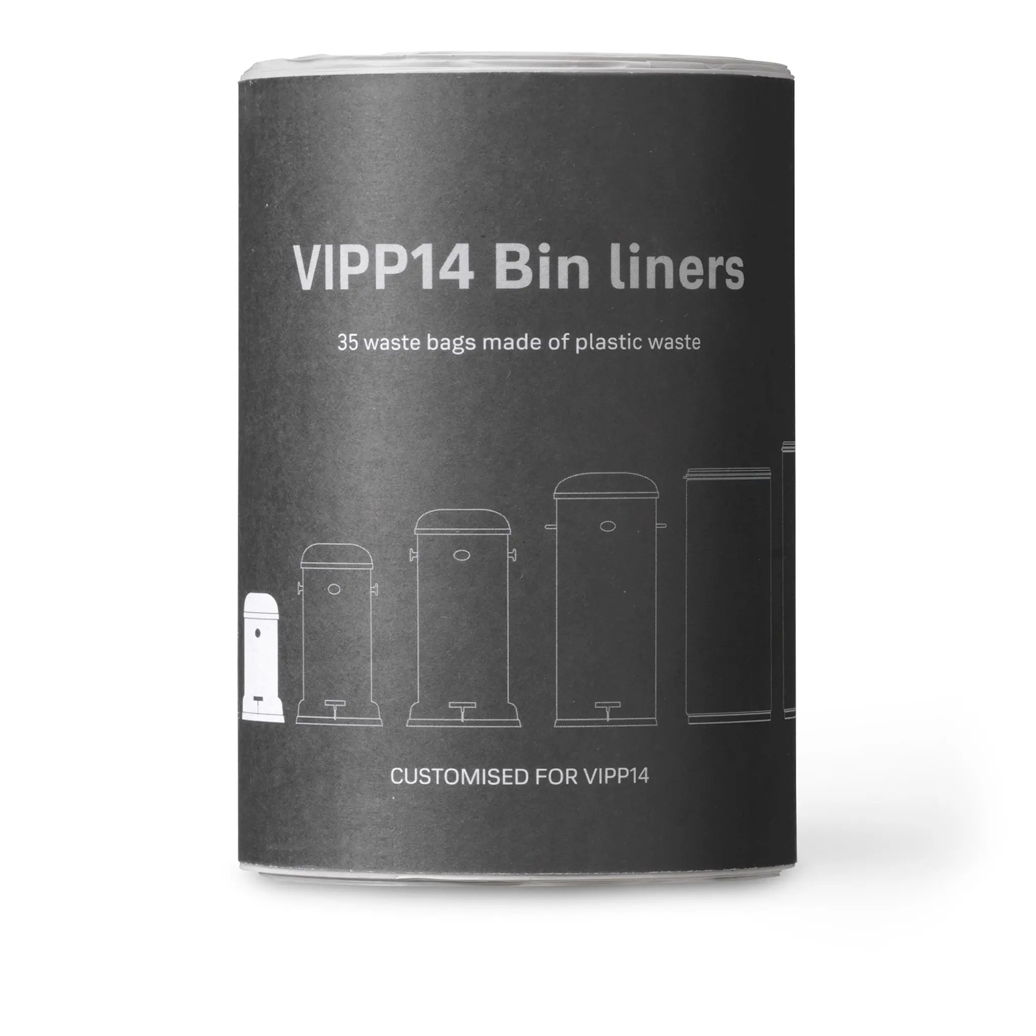 Vipp14 resirkulerte søppelposer