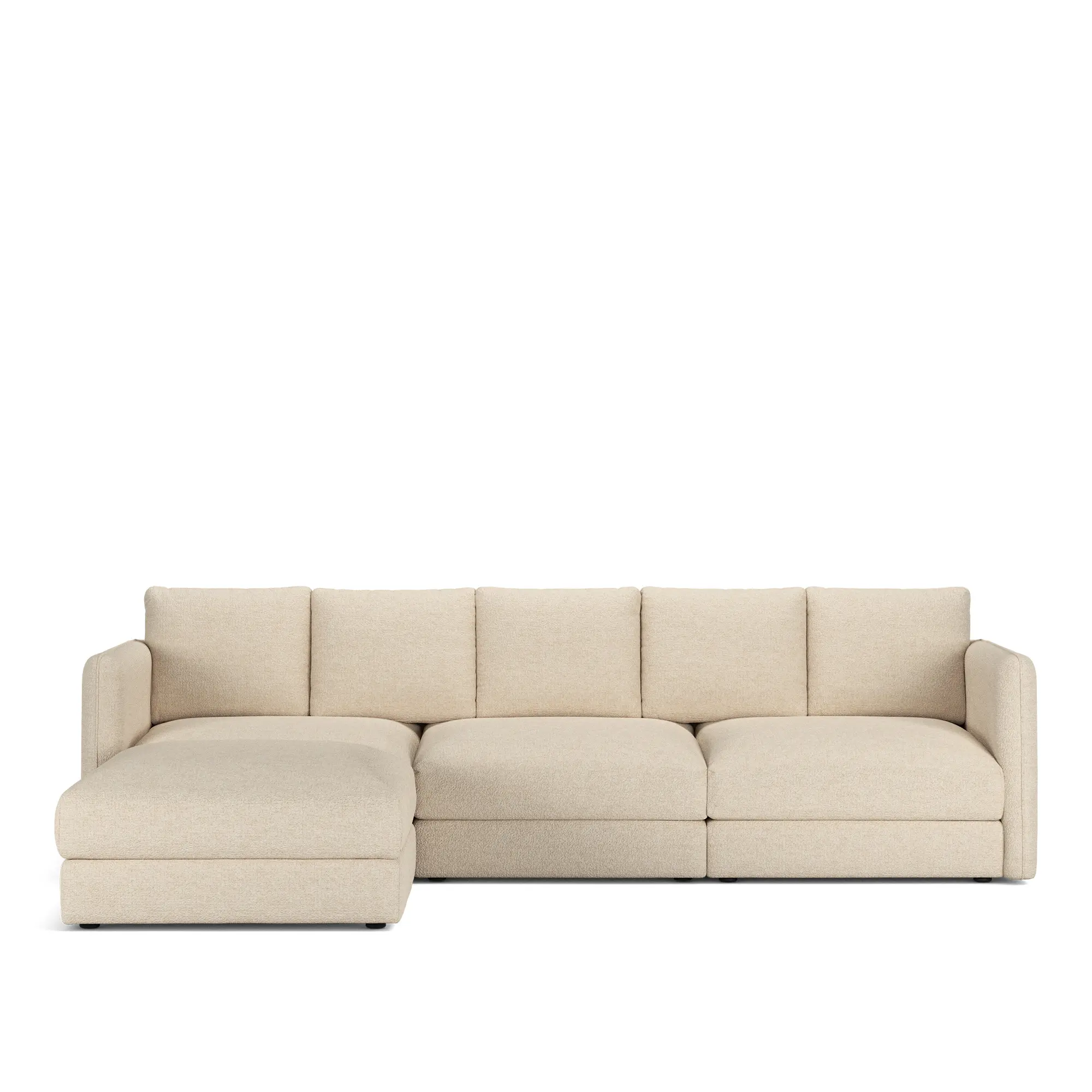 Pavarotti 02 3-seters sofa med fotskammel