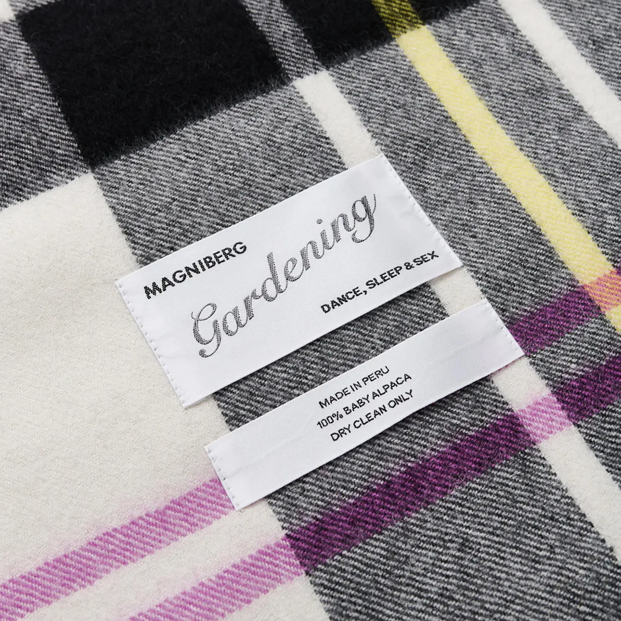 Queen Blanket - Machine Green Tartan