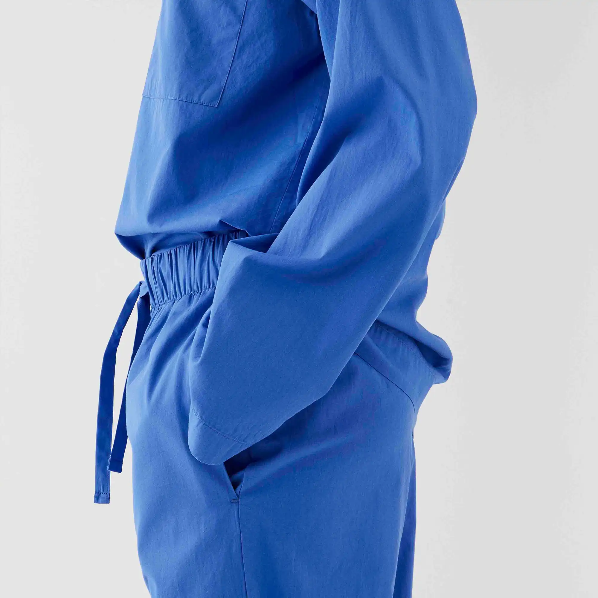 Poplin Sleepwear Shirt Royal Blue