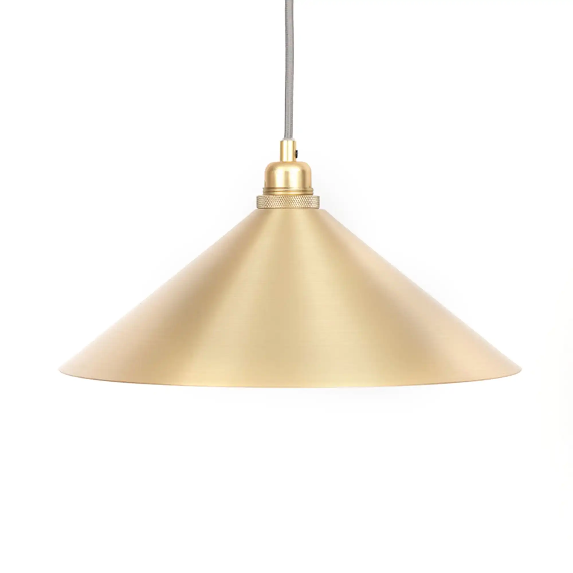 Cone Shade Brass