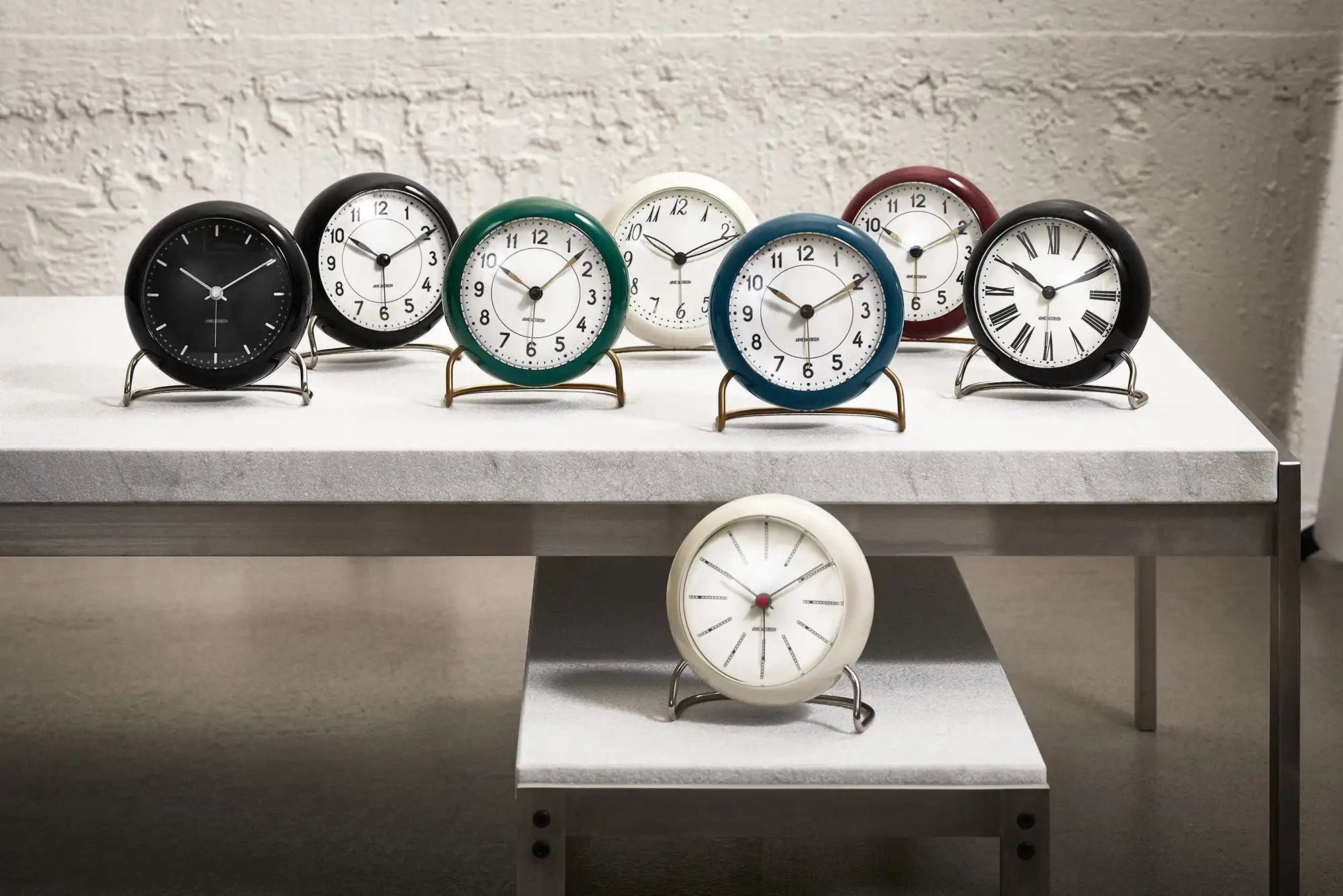 AJ Roman Table Clock