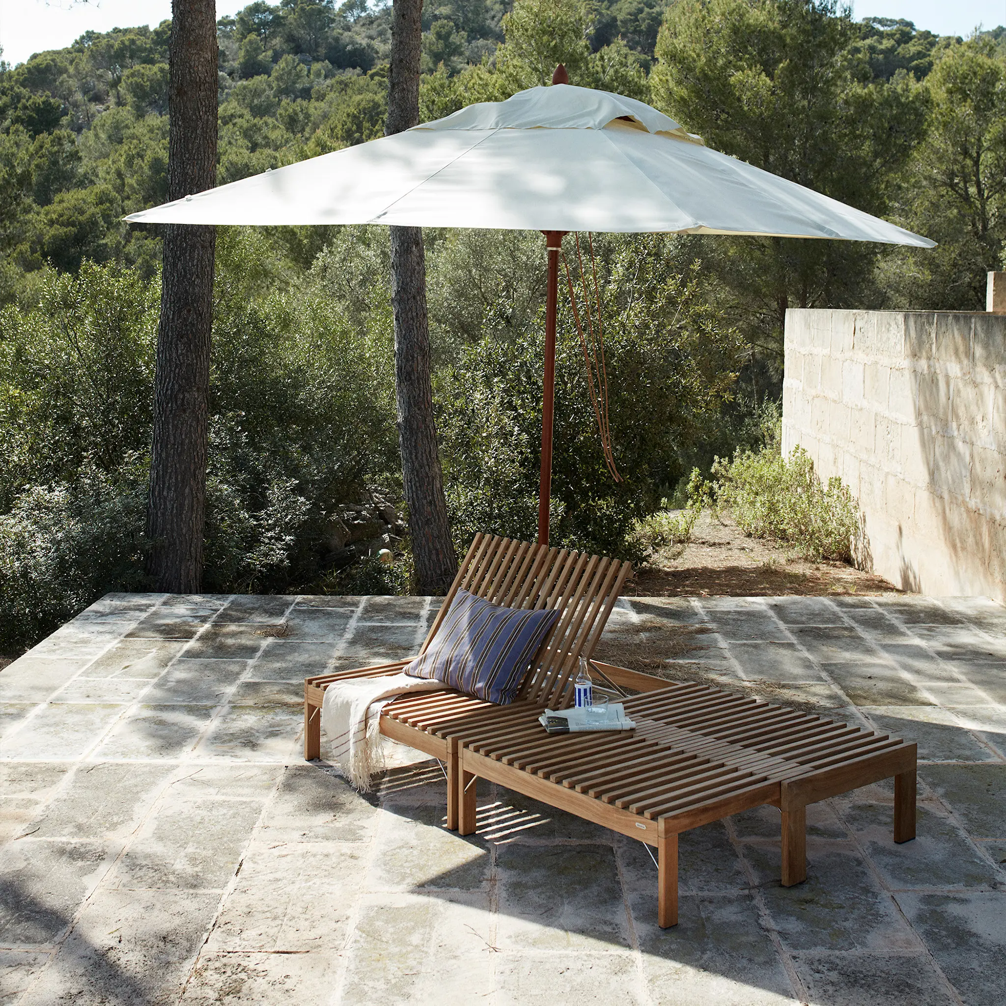 Messina parasoll 300x300 cm off-white