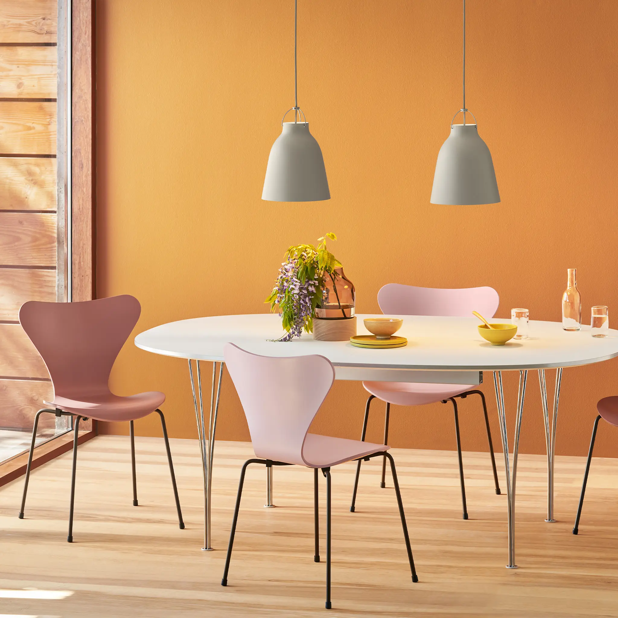 B617 Superellips, 130x300 cm, Laminat, Svart, Svart pulverlack