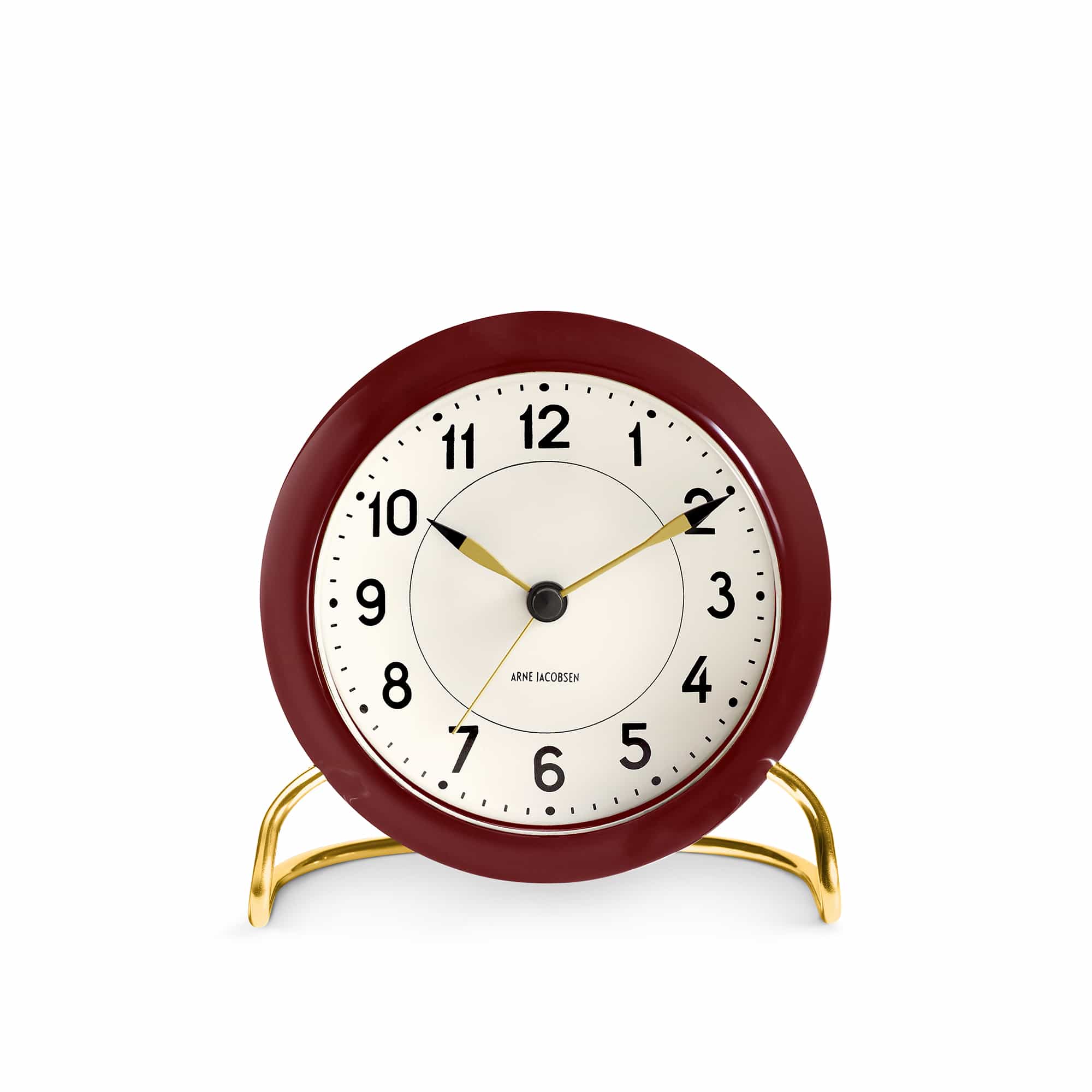 AJ Station Table Clock - Red