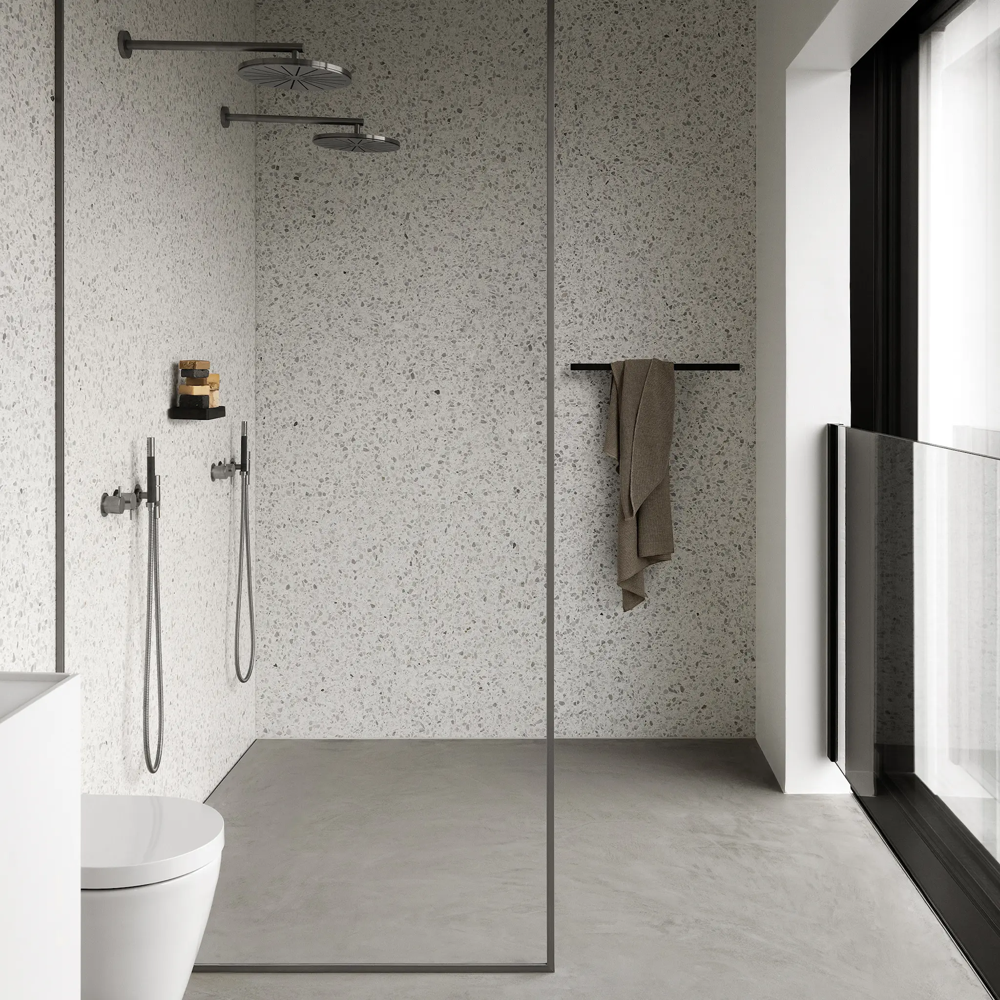 Towel Bar White