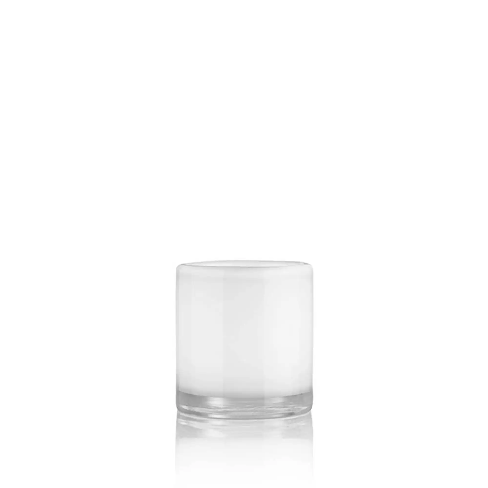 Hurricane White Candle Holder